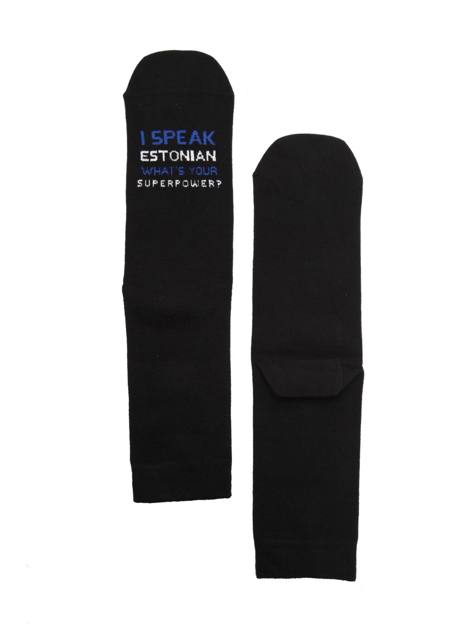 Sokisahtel Čarape 'SUPERPOWER cotton socks for women' crna