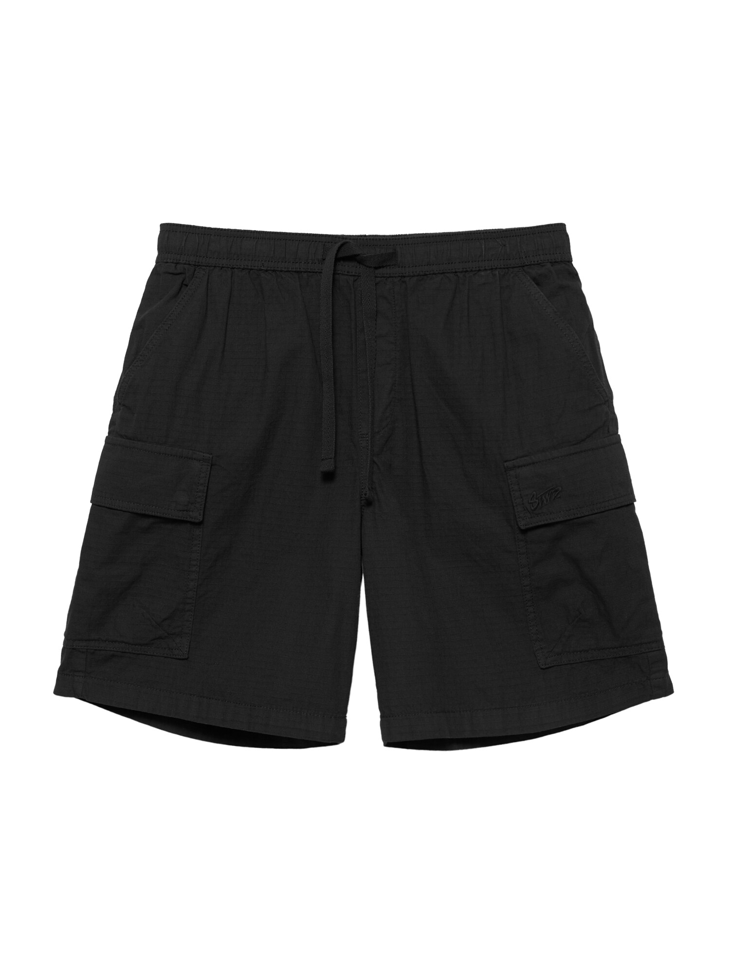 Pull&Bear Kargo hlače  črna