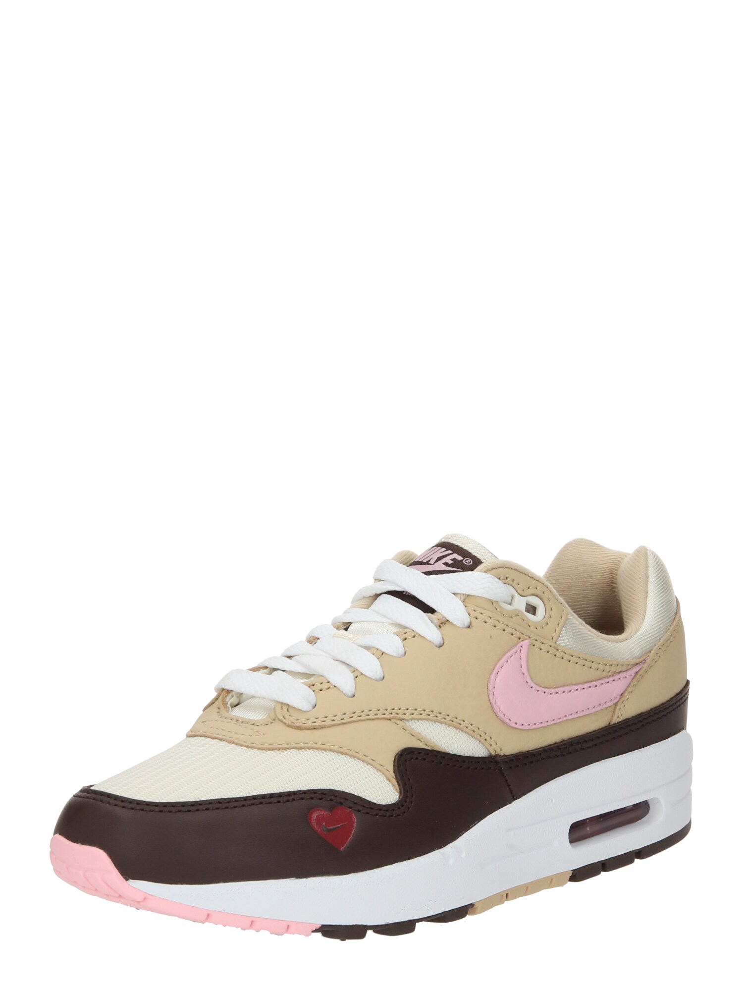 Nike Sportswear Sneaker low 'AIR MAX 1'  beige / elfenben / choko / lyserød