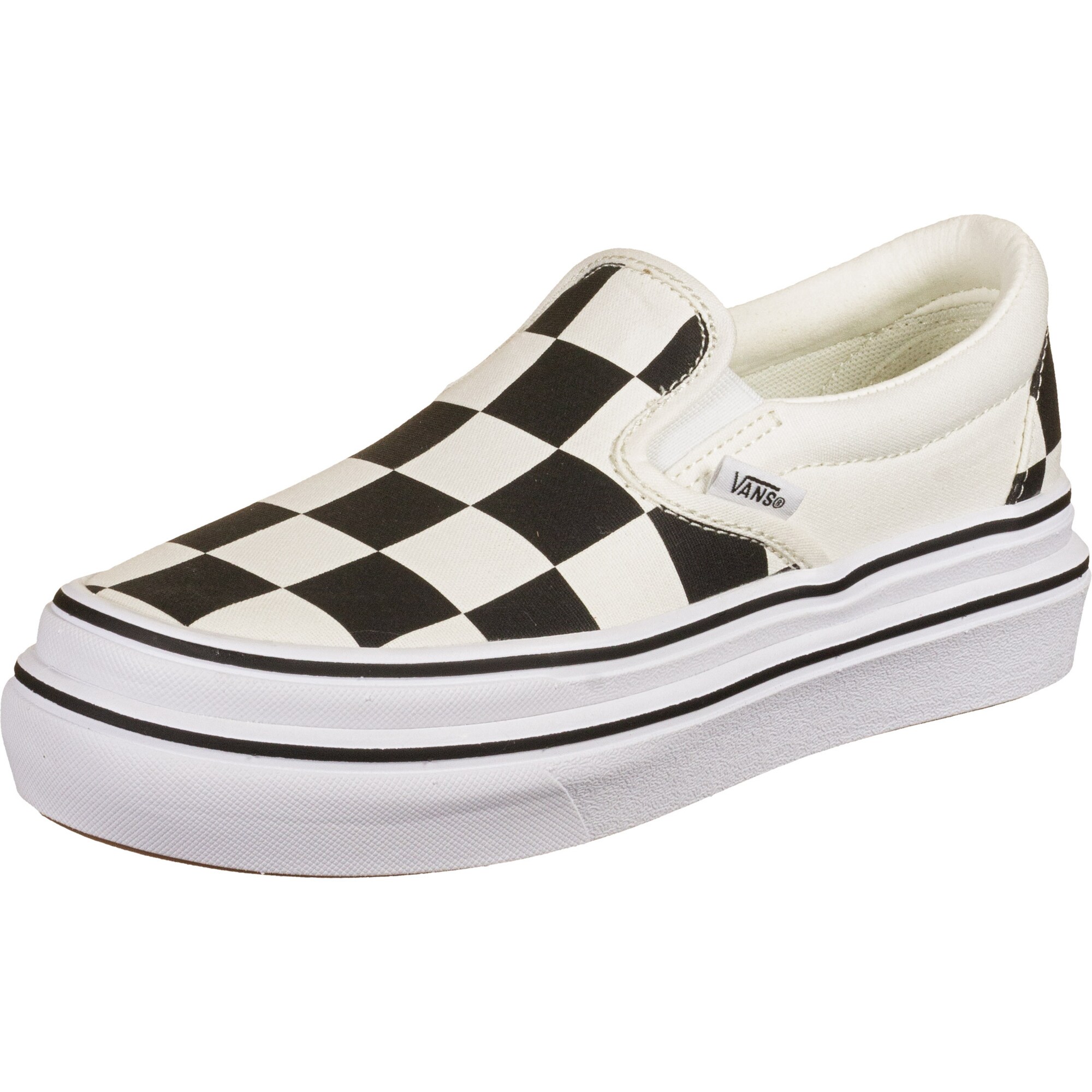 VANS Batai be raištelių 'ComfyCush'  juoda / balta