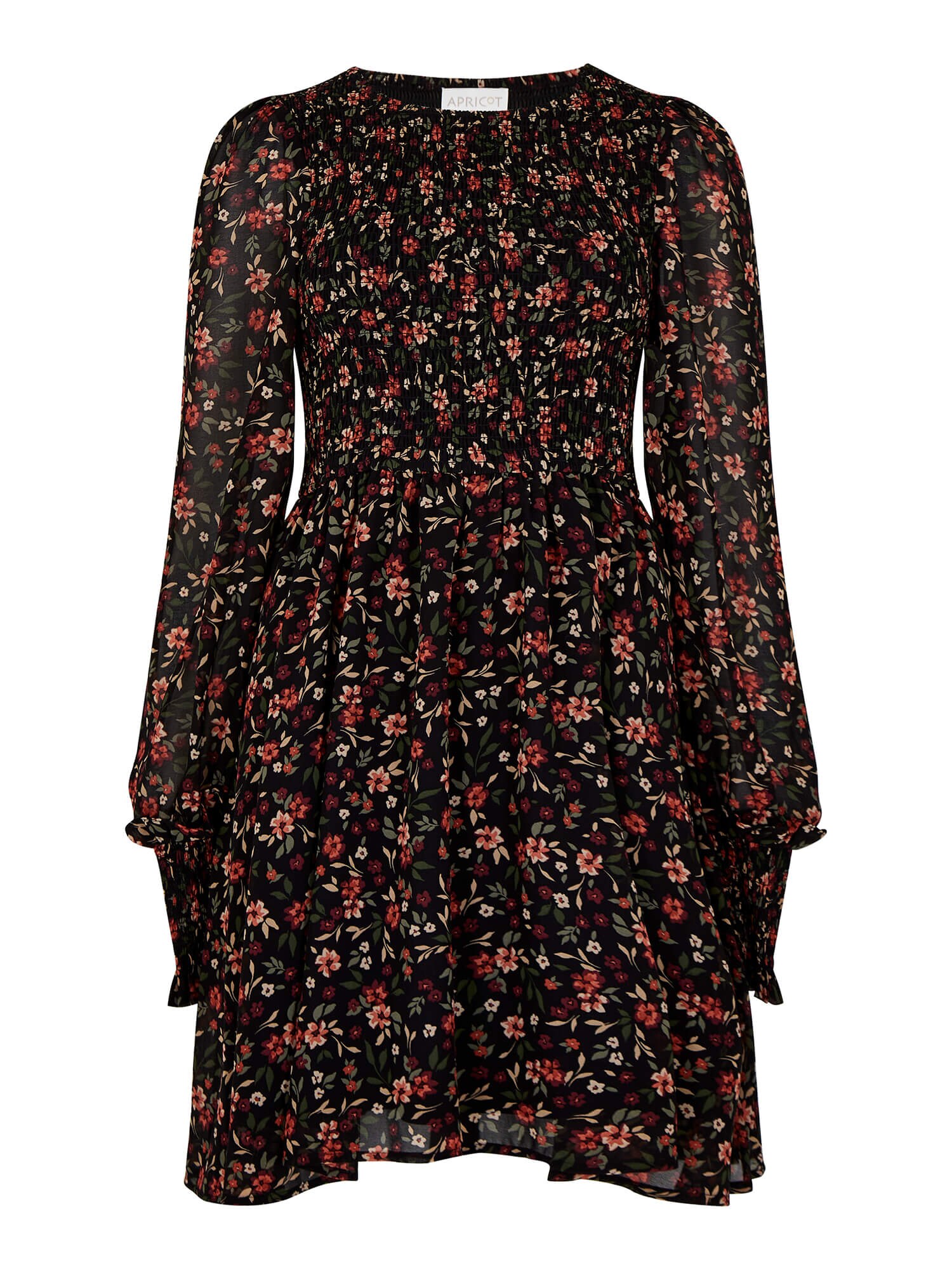 Thumbnail - Ditsy Floral Smocked Mini Dress ' '