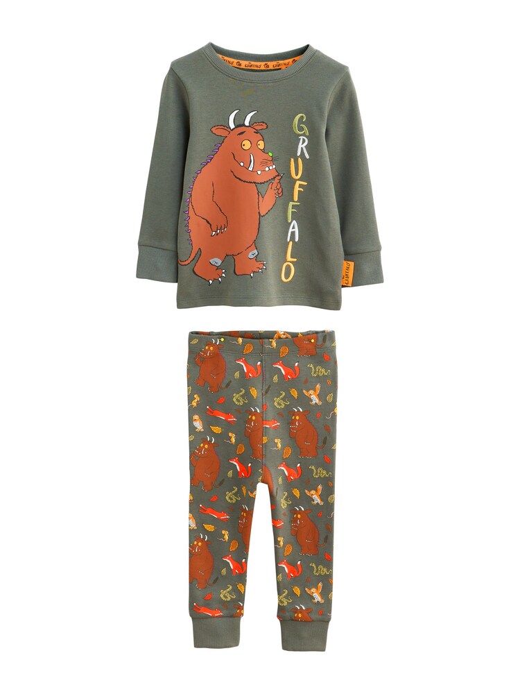 Next Schlafanzug Jungen Größe 104 braun / gelb / grau