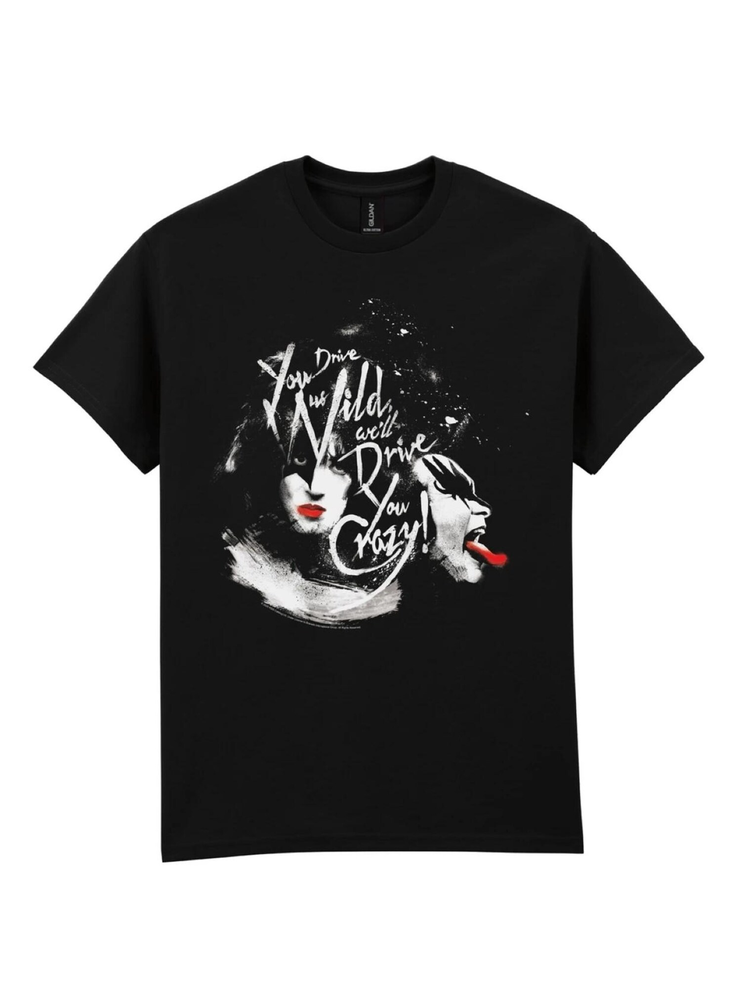 T-shirt 'Kiss Kiss loving ass T-SHIRT'
