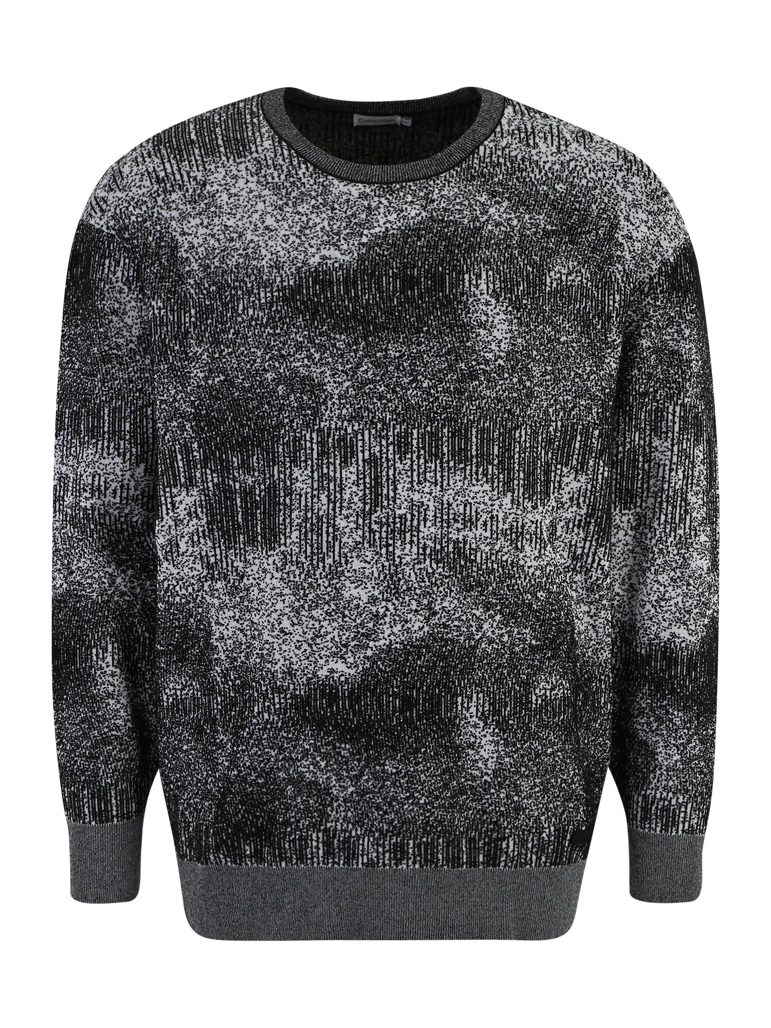 Calvin Klein Big & Tall Pullover  cinzento / preto