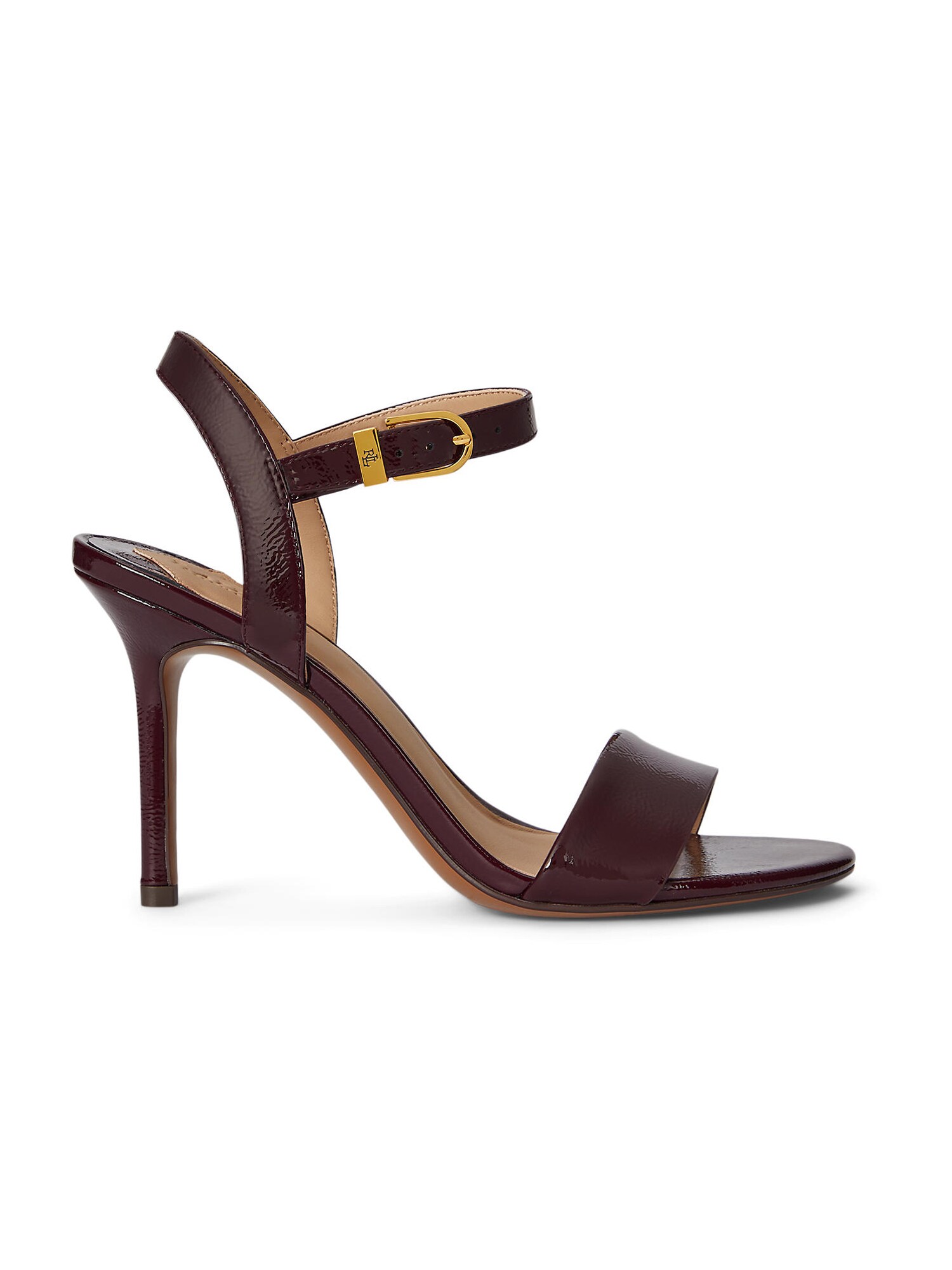 Lauren Ralph Lauren Sandale cu baretă GWEN  roșu burgundy