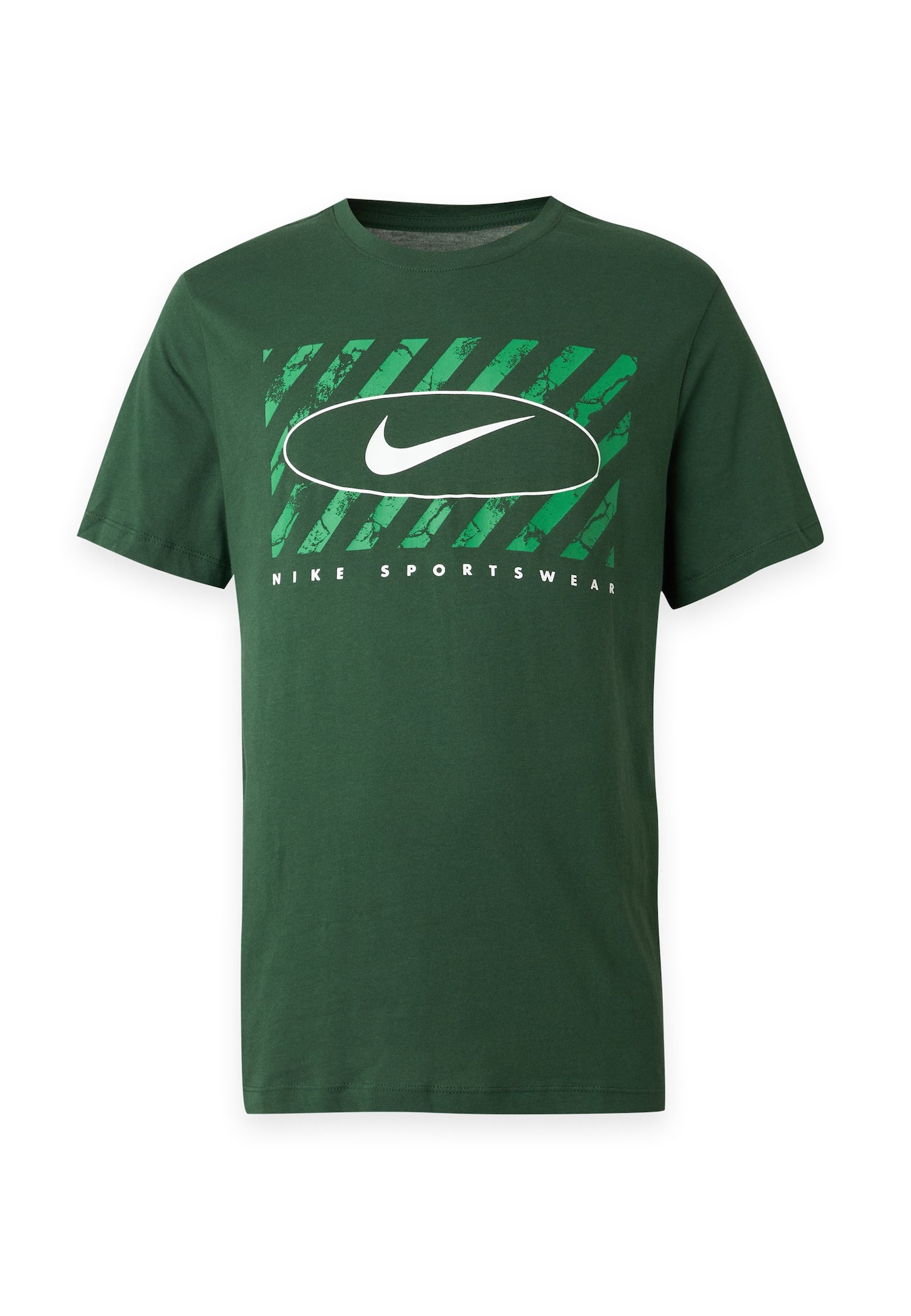 Nike Sportswear Tricou verde / verde stuf / alb