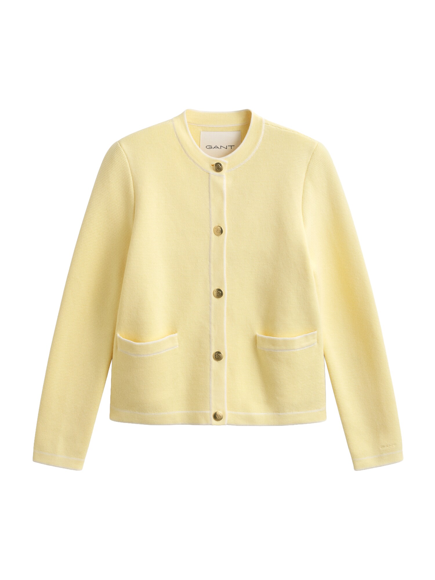 GANT Geacă tricotată  galben