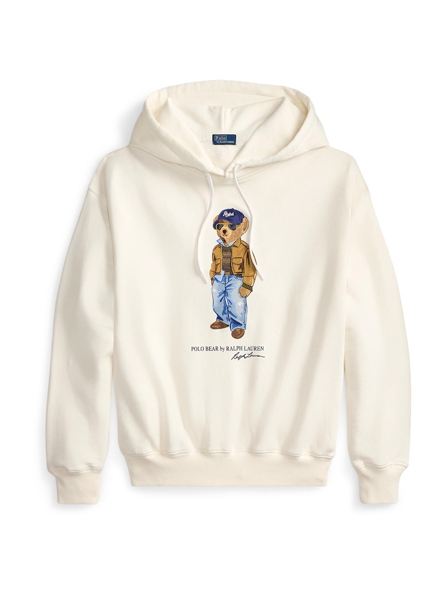 Polo Ralph Lauren Bluză de molton Island albastru denim / ciocolatiu / ombră / alb