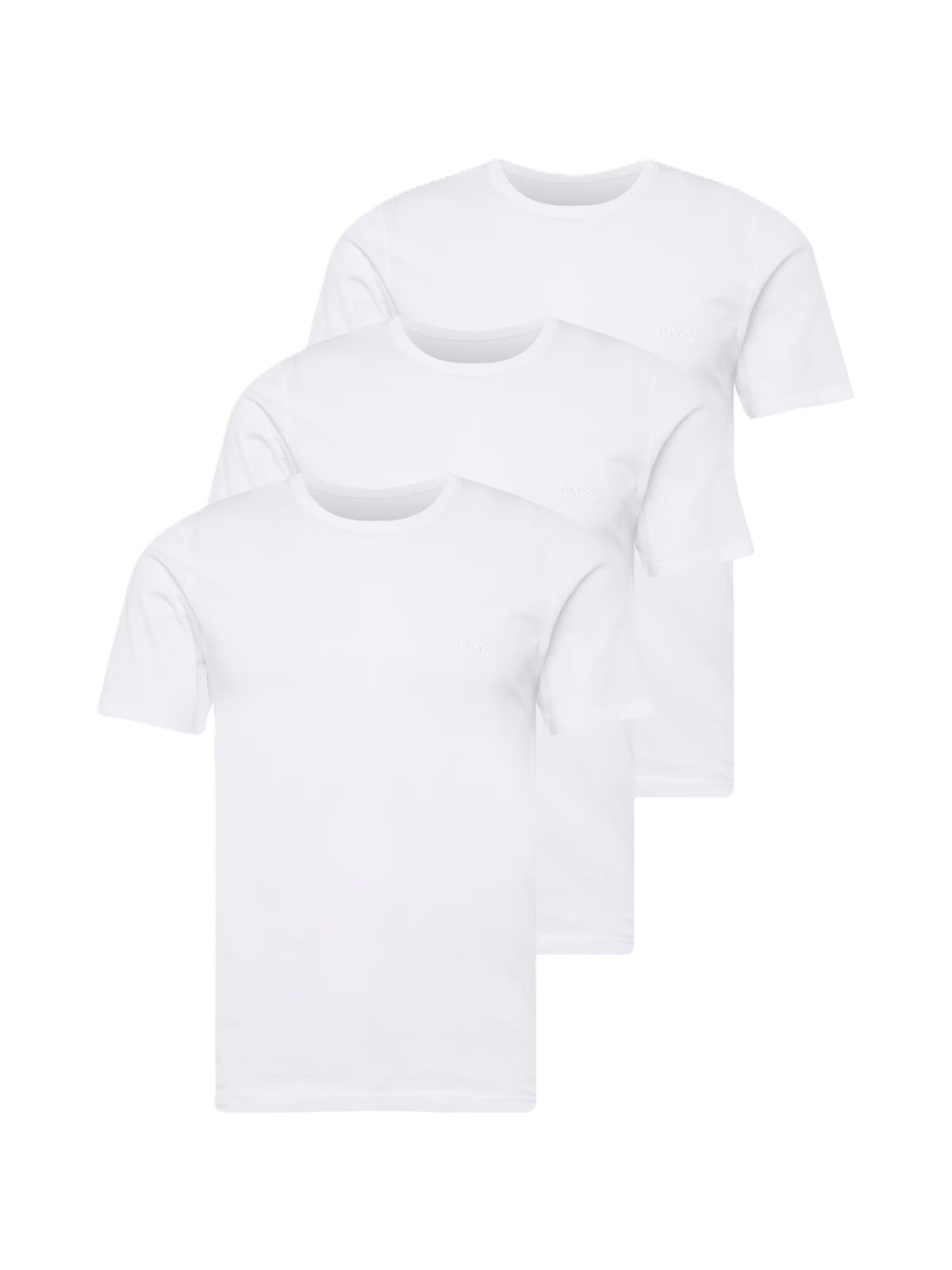 BOSS Tricou alb murdar