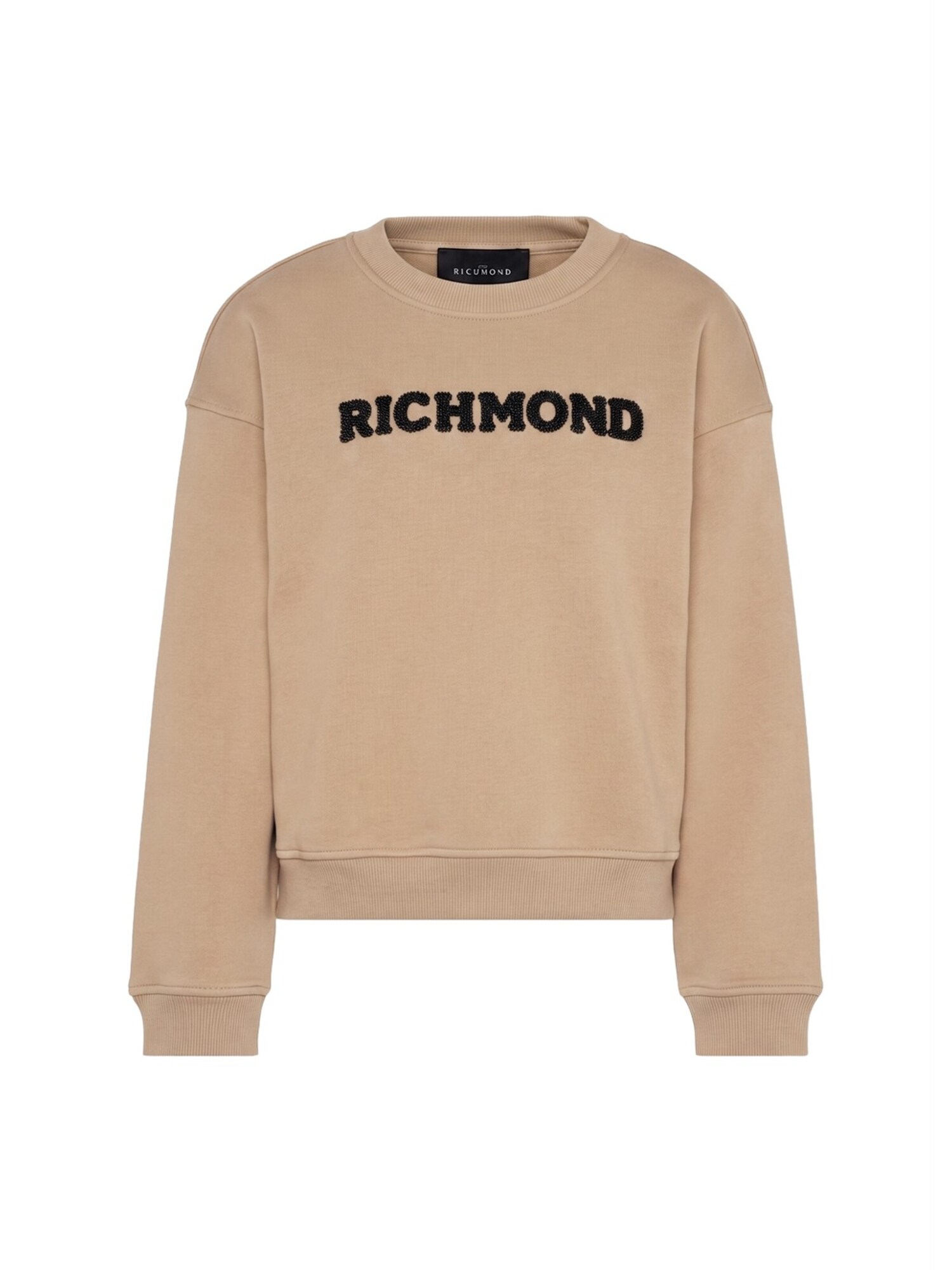 John Richmond Sweater majica 'Felpa girocollo beige per bambino' bež