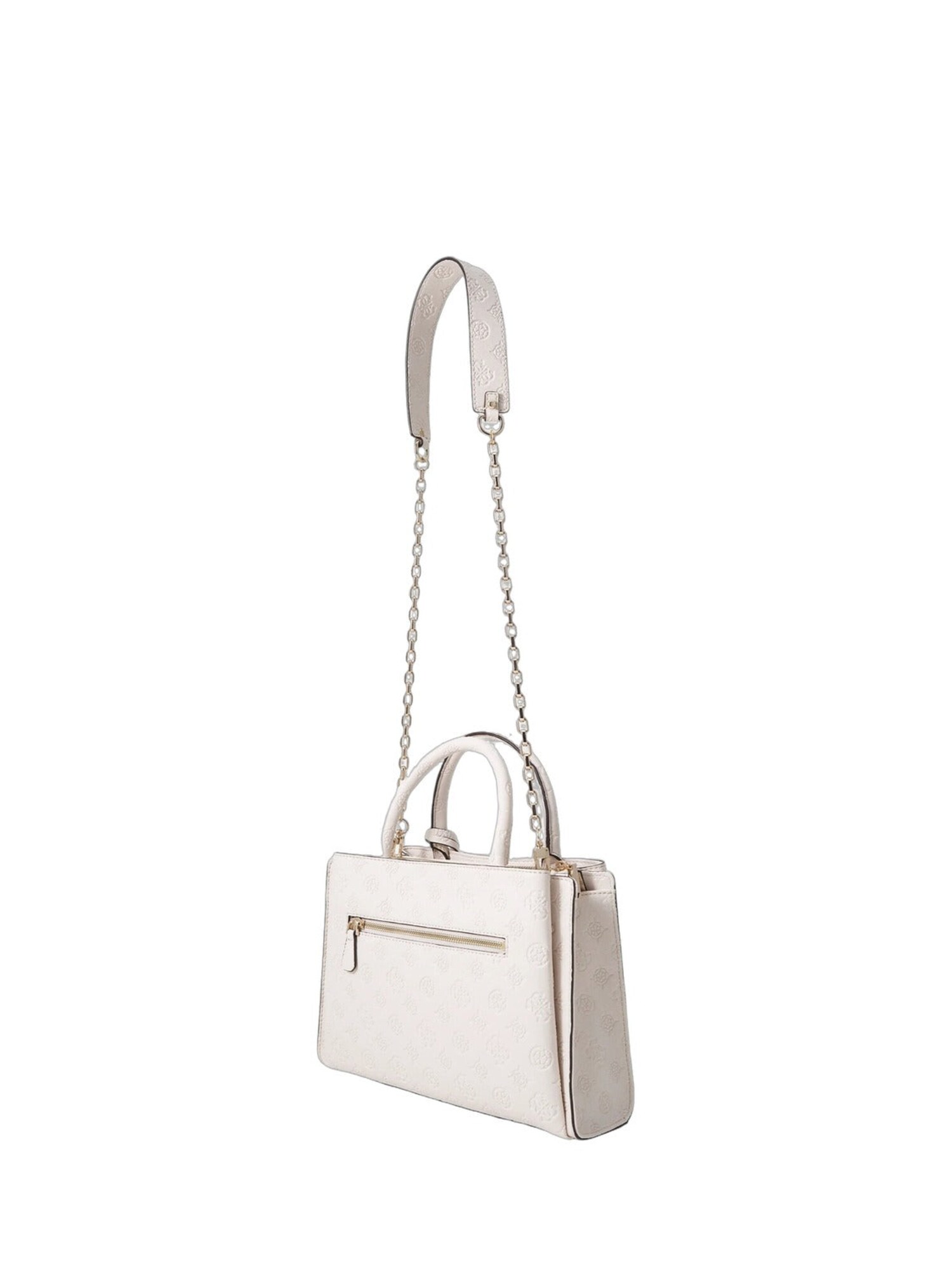 GUESS Bolso de mano 'Gerty Girlfriend Sat'  blanco