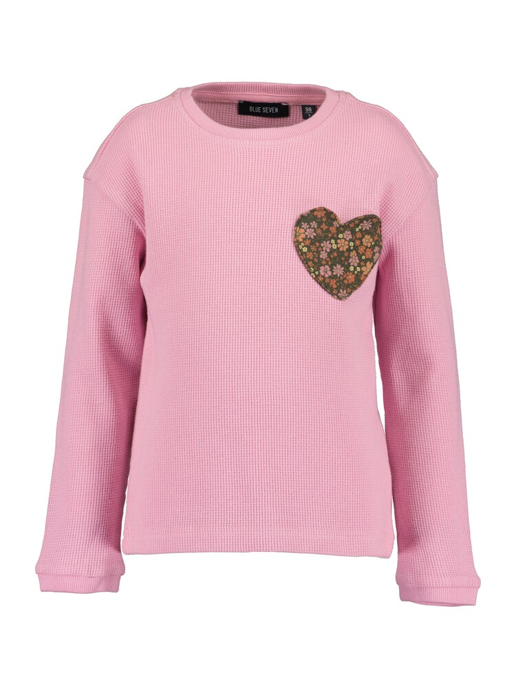 BLUE SEVEN Shirt Mädchen Größe 110 hellgelb / oliv / koralle / rosé