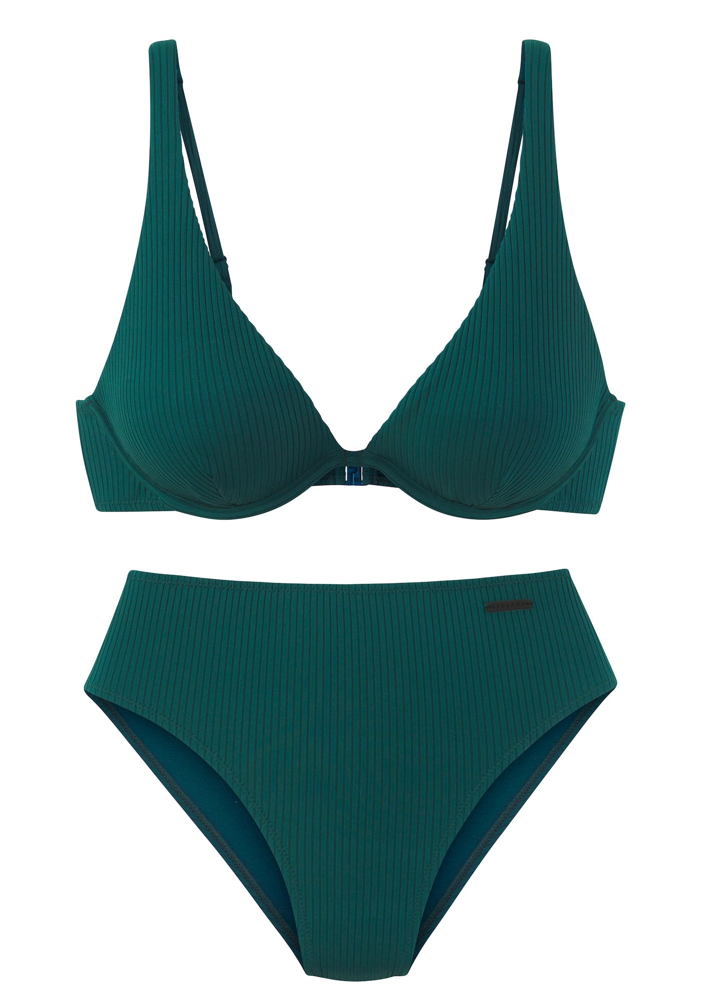 Elbsand Costum de baie două piese  verde petrol