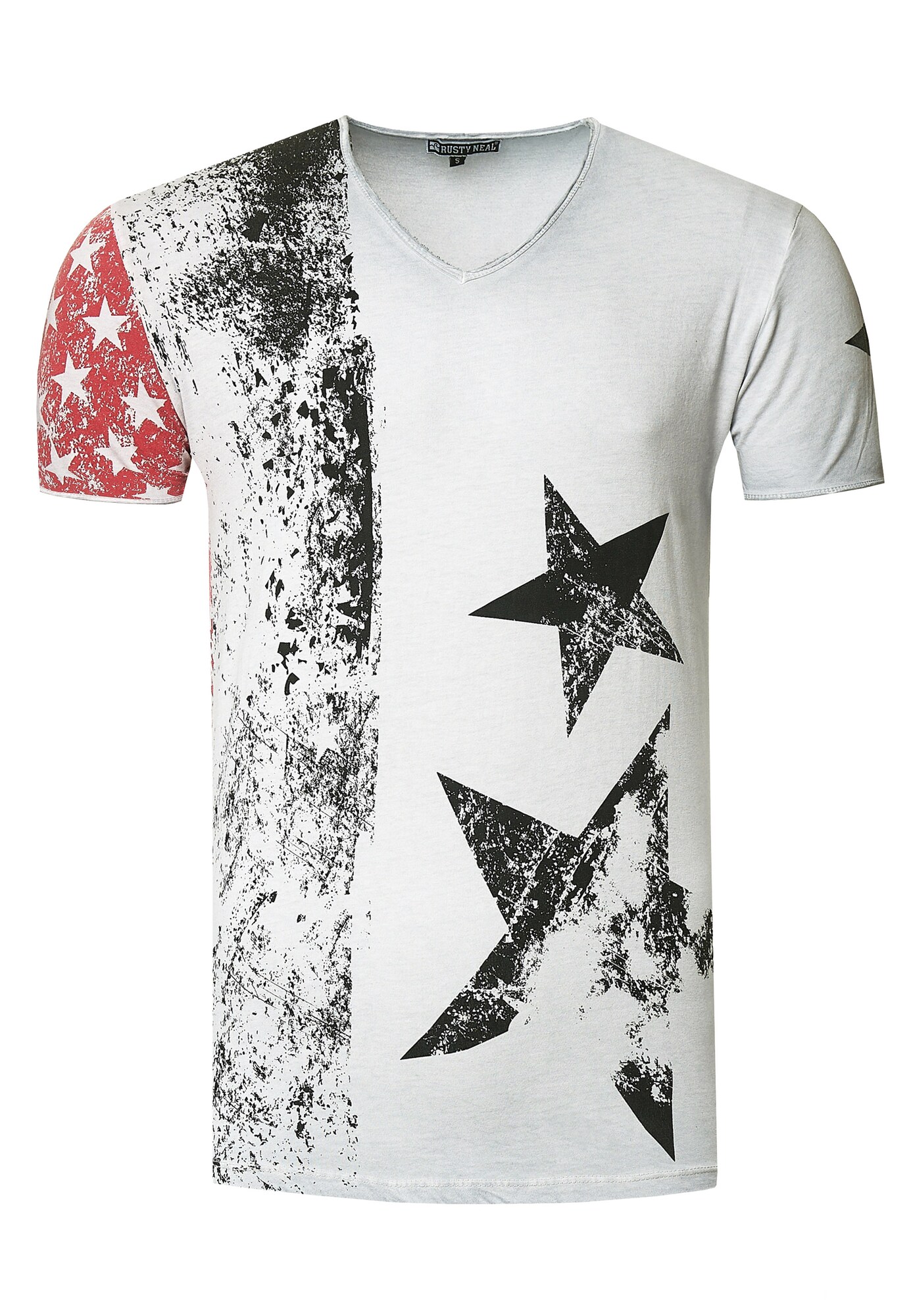 Thumbnail - Rusty Neal Cooles T-Shirt mit V-Ausschnitt