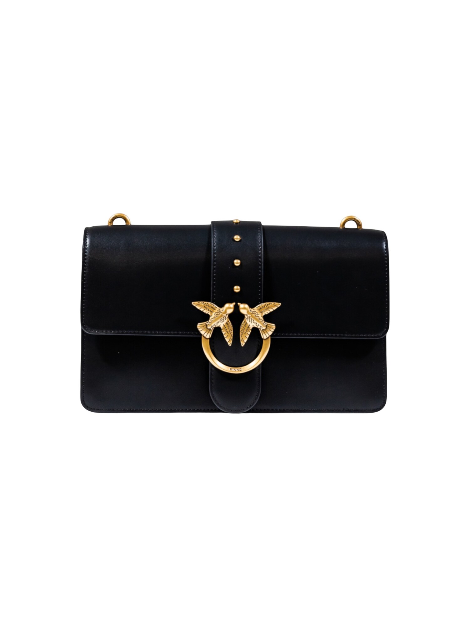 PINKO Bolso de hombro 'LOVE ONE CLASSIC'  oro / negro
