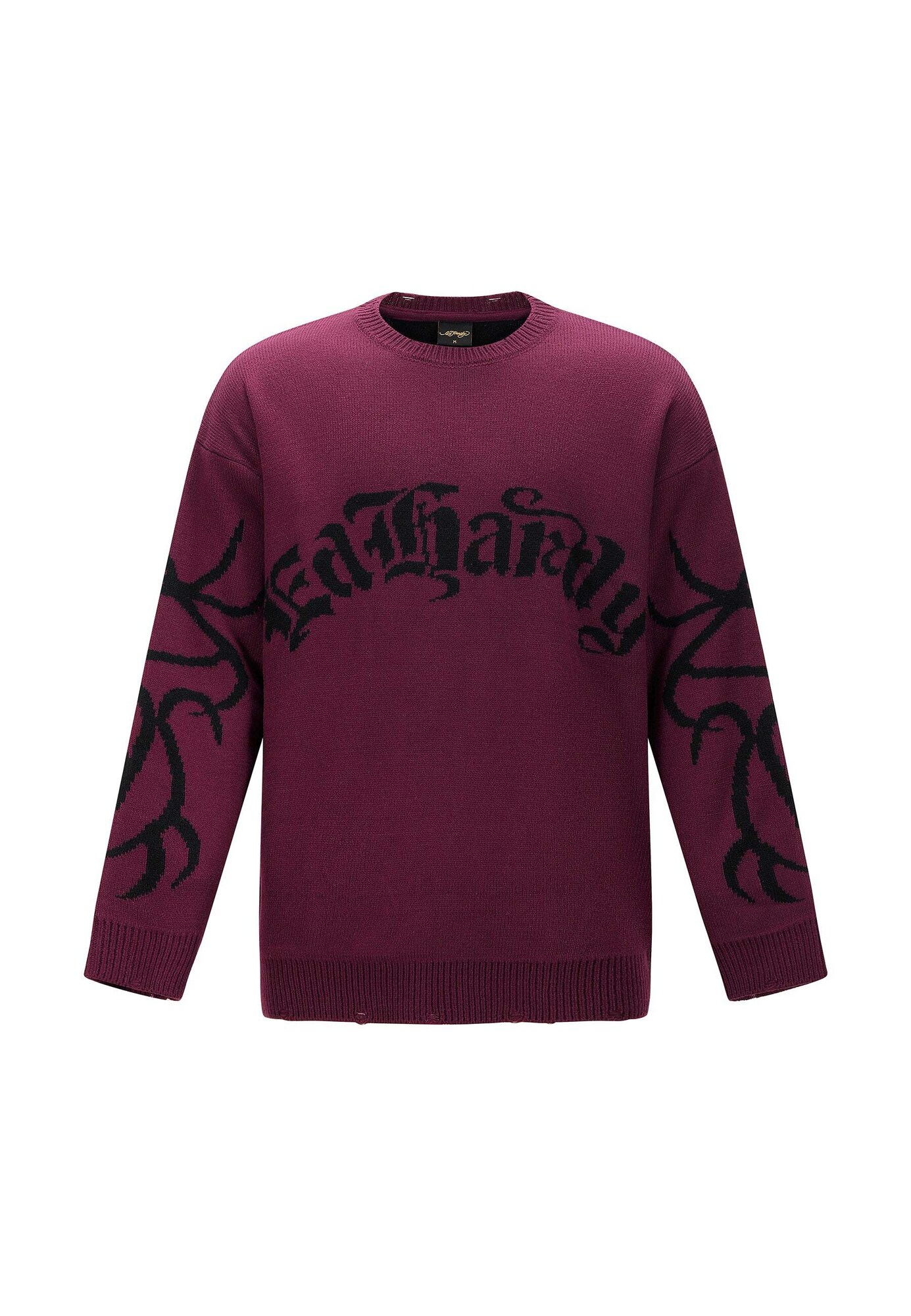 Ed Hardy Pulover  mov închis / negru