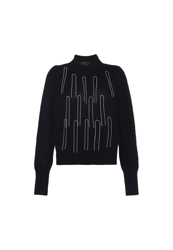 faina Strickpullover Damen Größe M/L schwarz