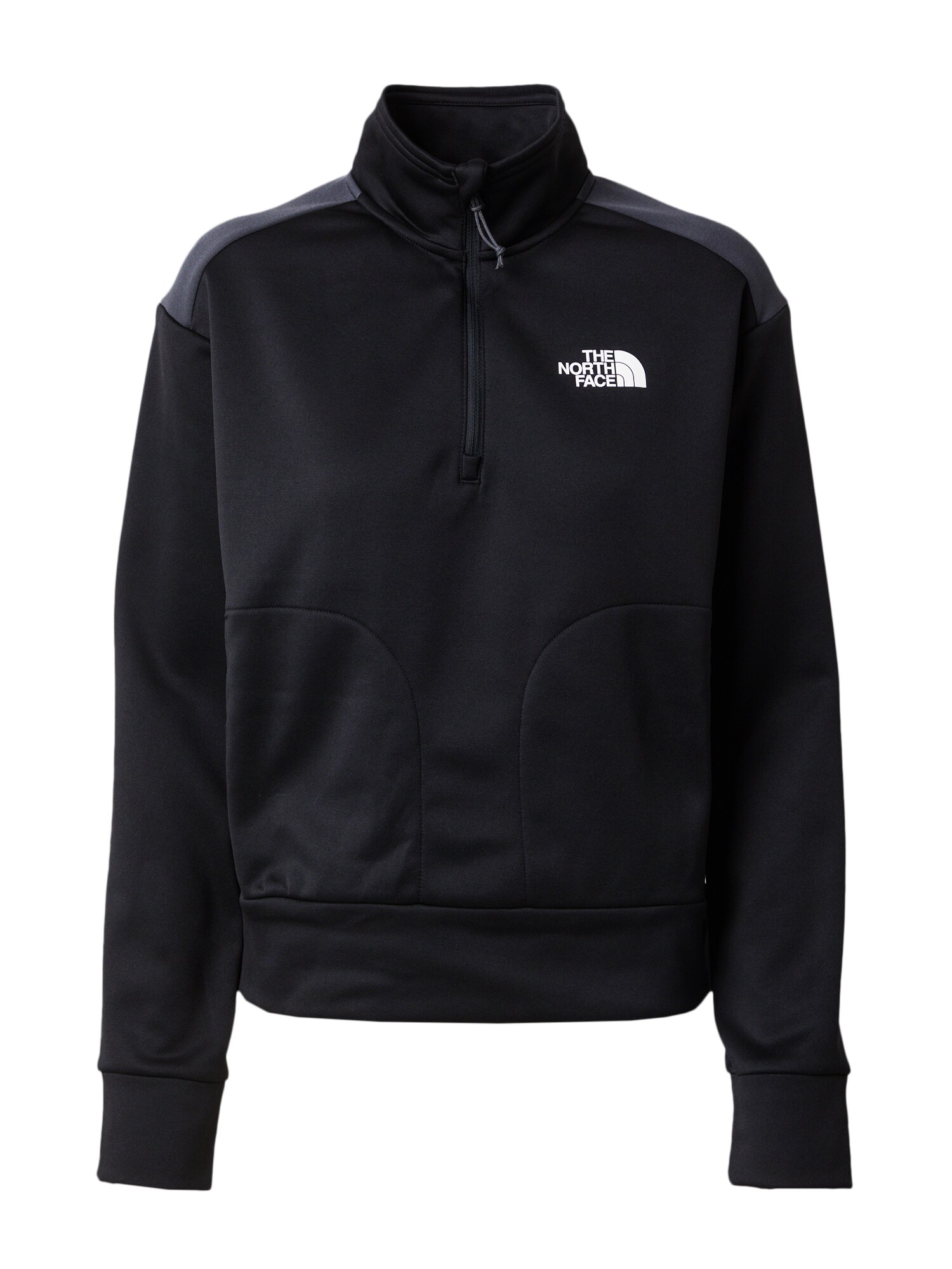 THE NORTH FACE Športna majica 'REAXION'  golobje modra / črna / bela