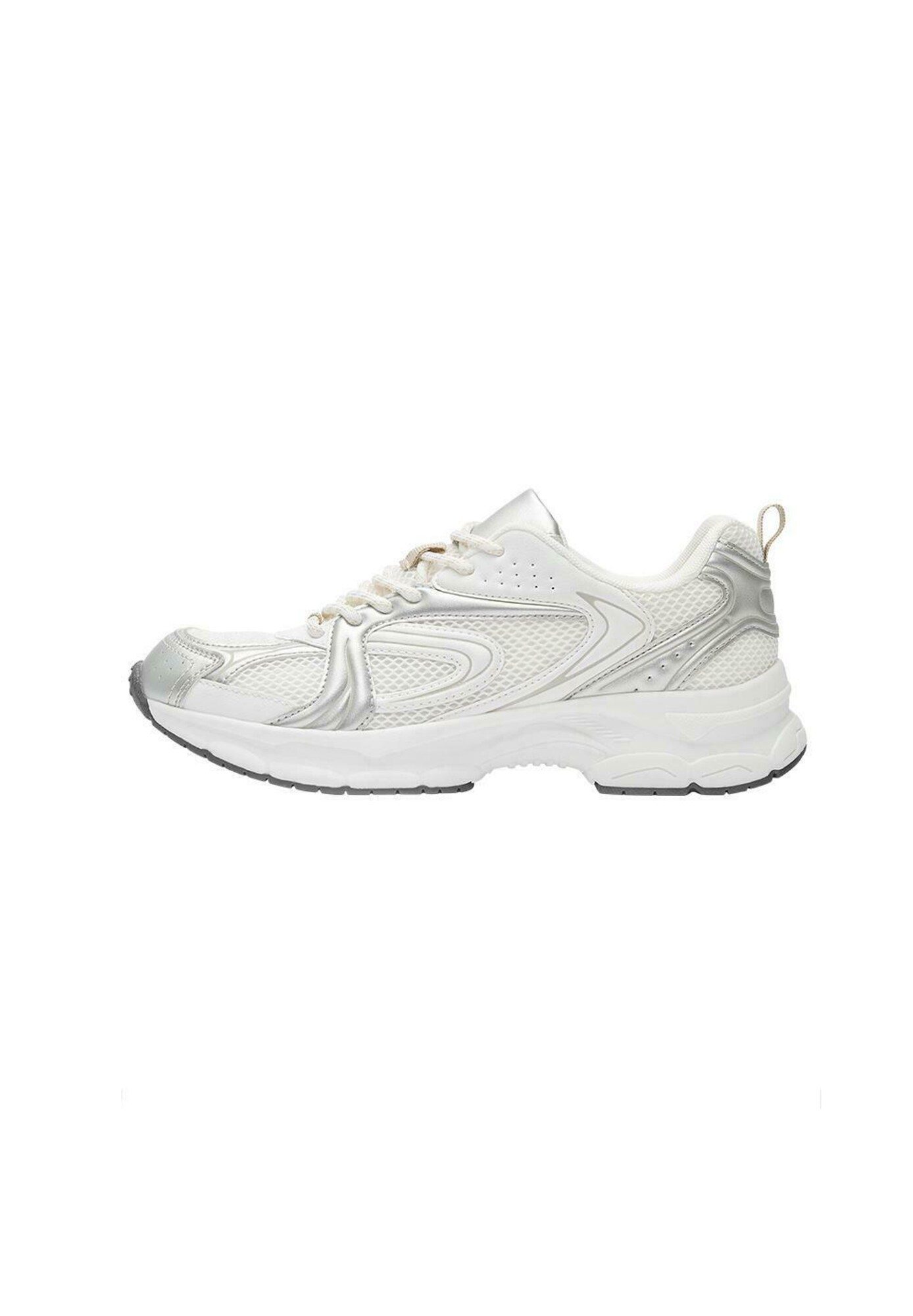 Pull&Bear Sneaker low bej deschis / alb