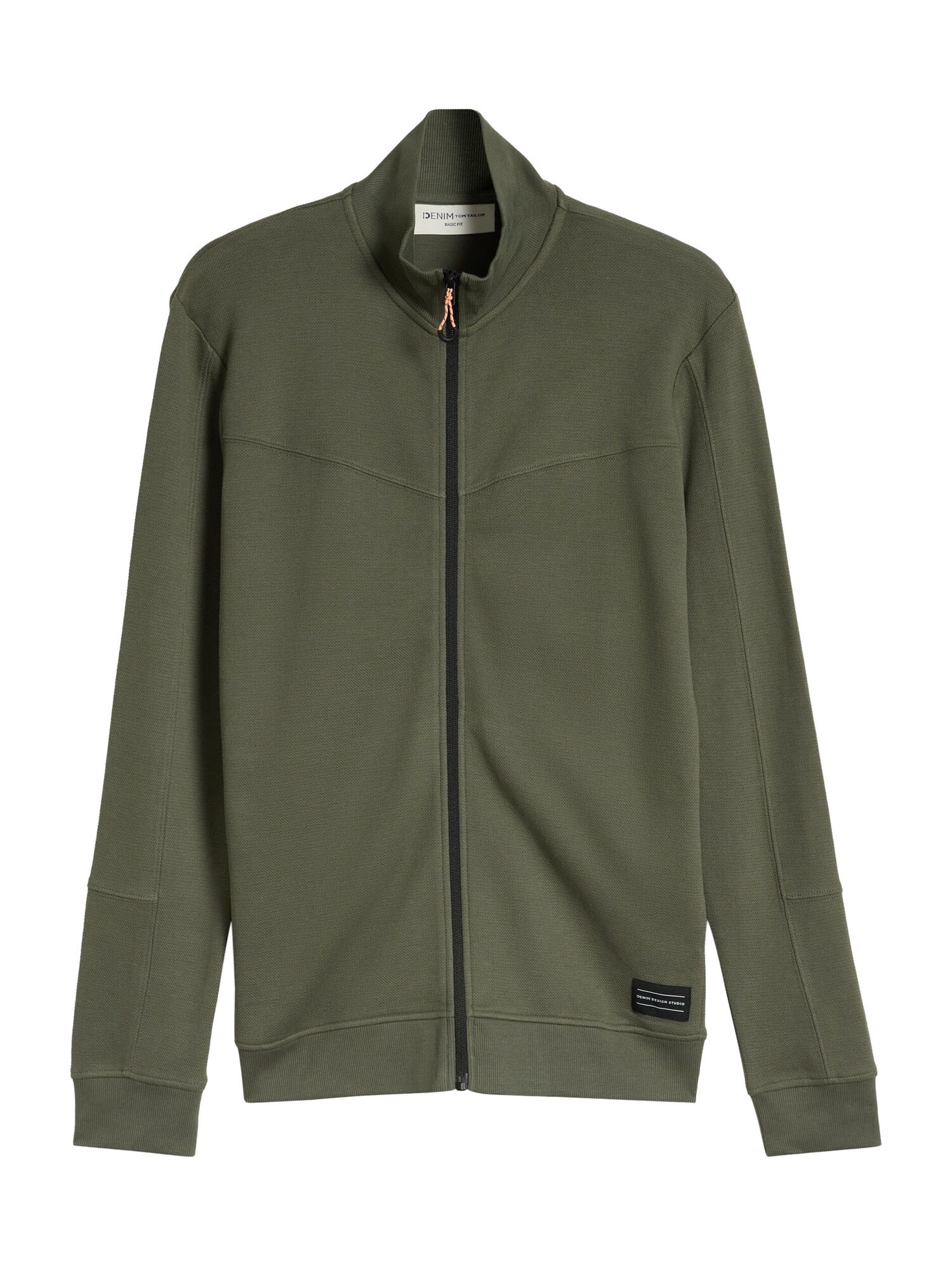 TOM TAILOR DENIM Hanorac oliv / negru