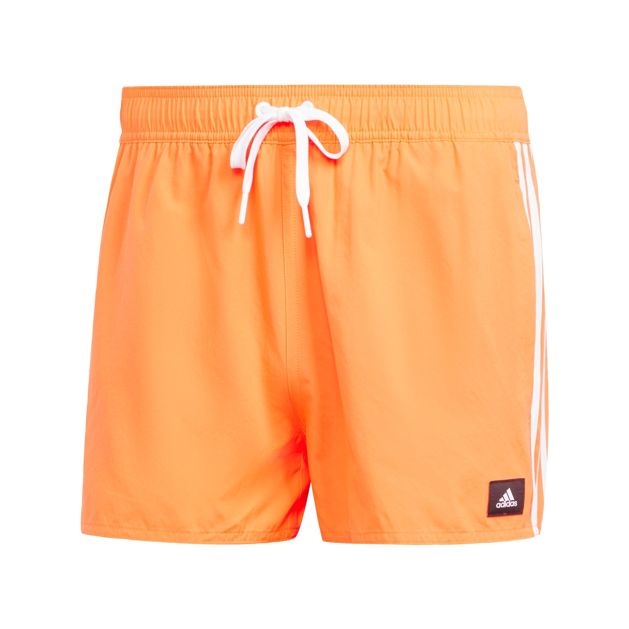 ADIDAS SPORTSWEAR Športne kopalne hlače '3-Stripes Clx'  oranžna / črna / bela