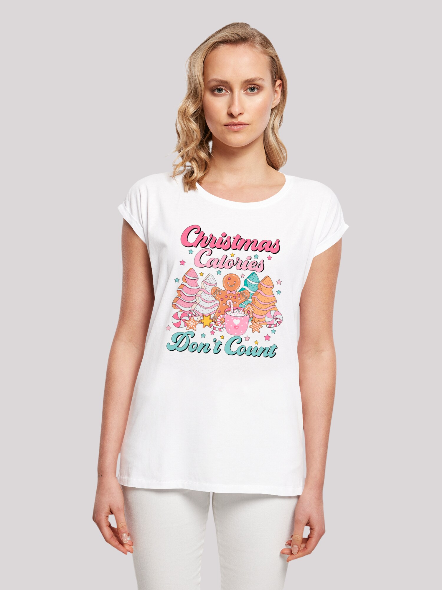 Thumbnail - F4NT4STIC Shirt Christmas Calories Dont Count