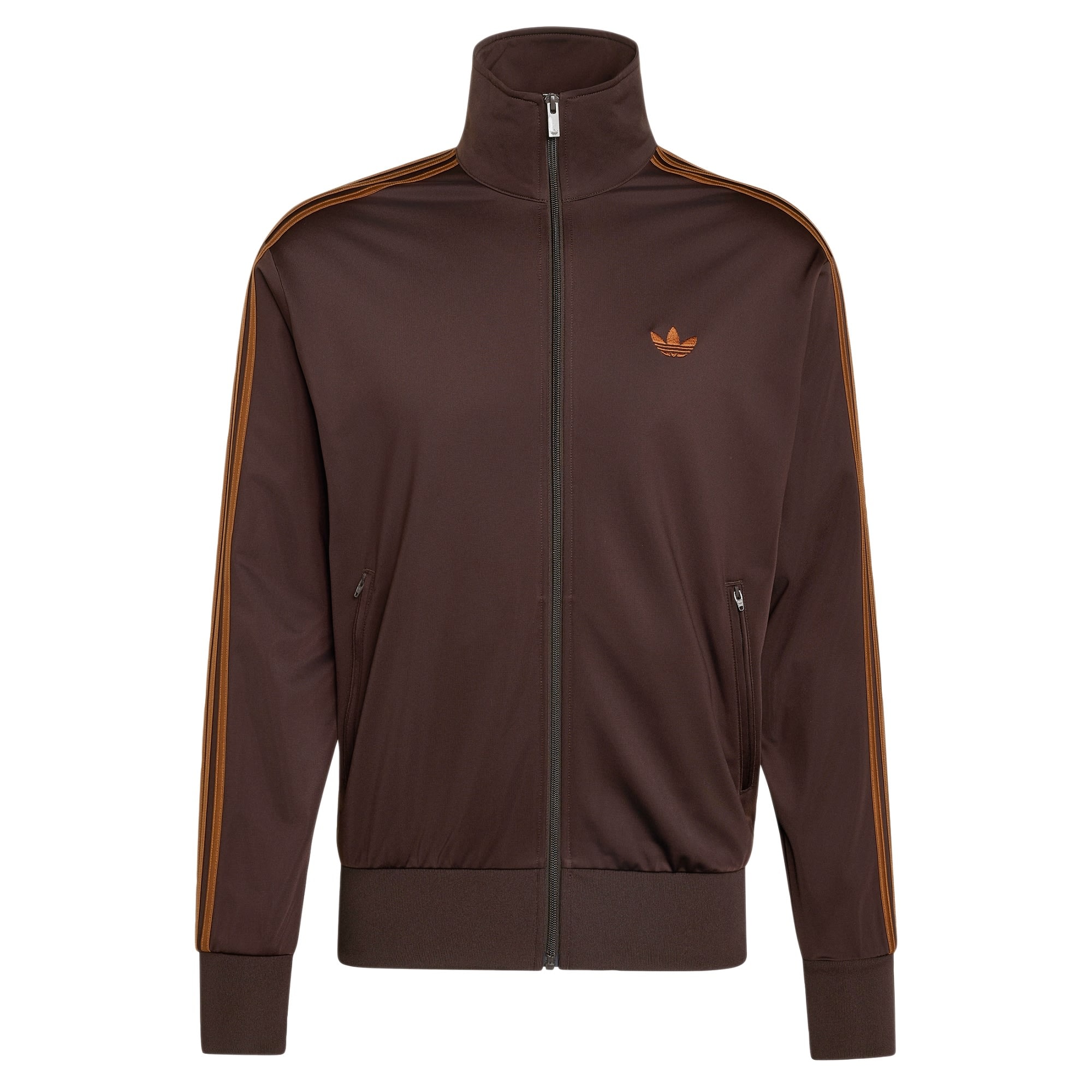ADIDAS ORIGINALS Sudadera con cremallera 'Firebird' umbra / marrón oscuro