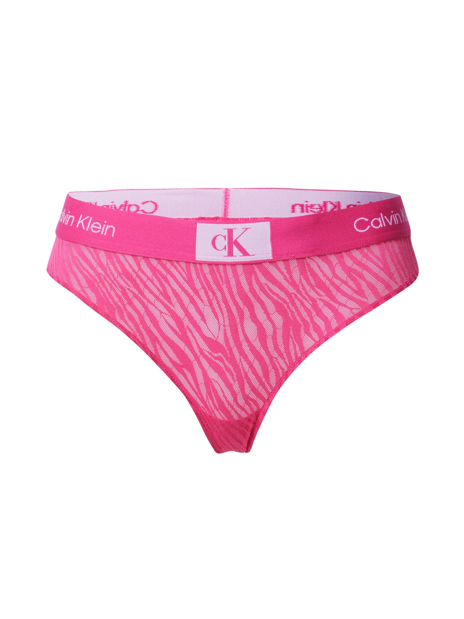 Calvin Klein Underwear Tangá  ružová / biela