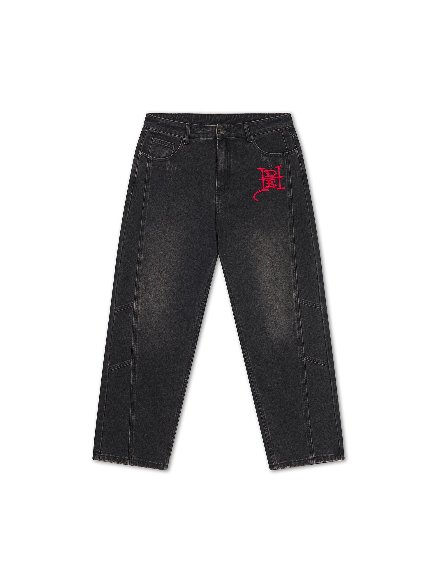 Ed Hardy Džínsy  červená / čierna