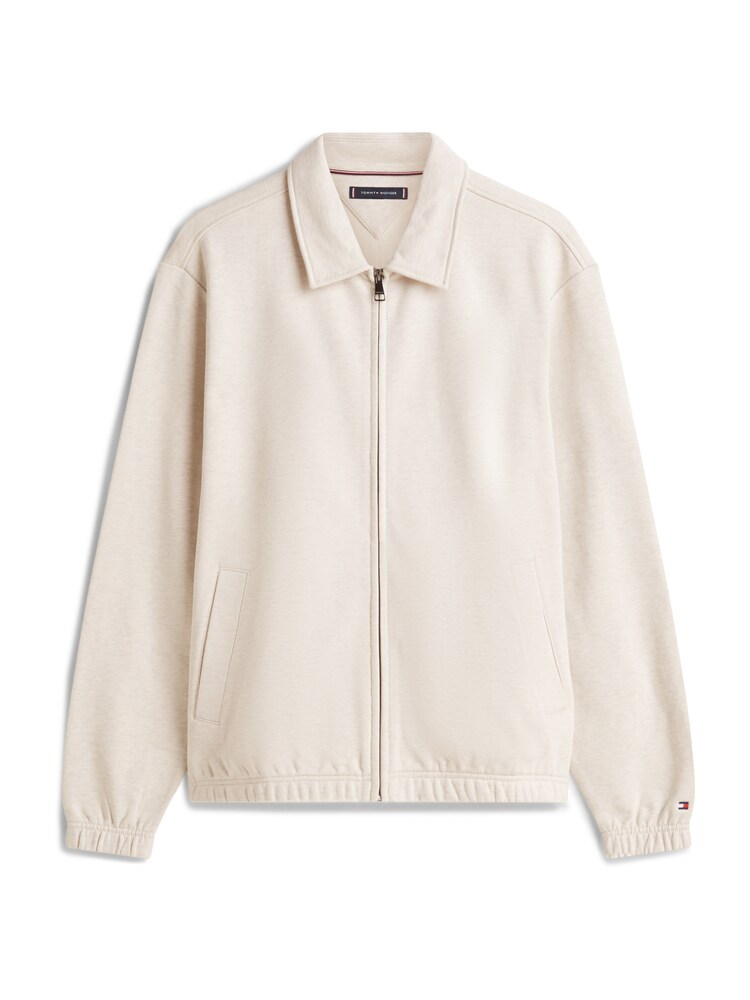 TOMMY HILFIGER Tréning dzseki 'ESSENTIAL' Férfi bézs , Méret S