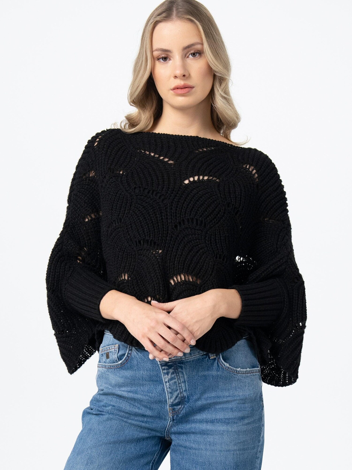 M.O.D MIRACLE OF DENIM Sweater majica crna