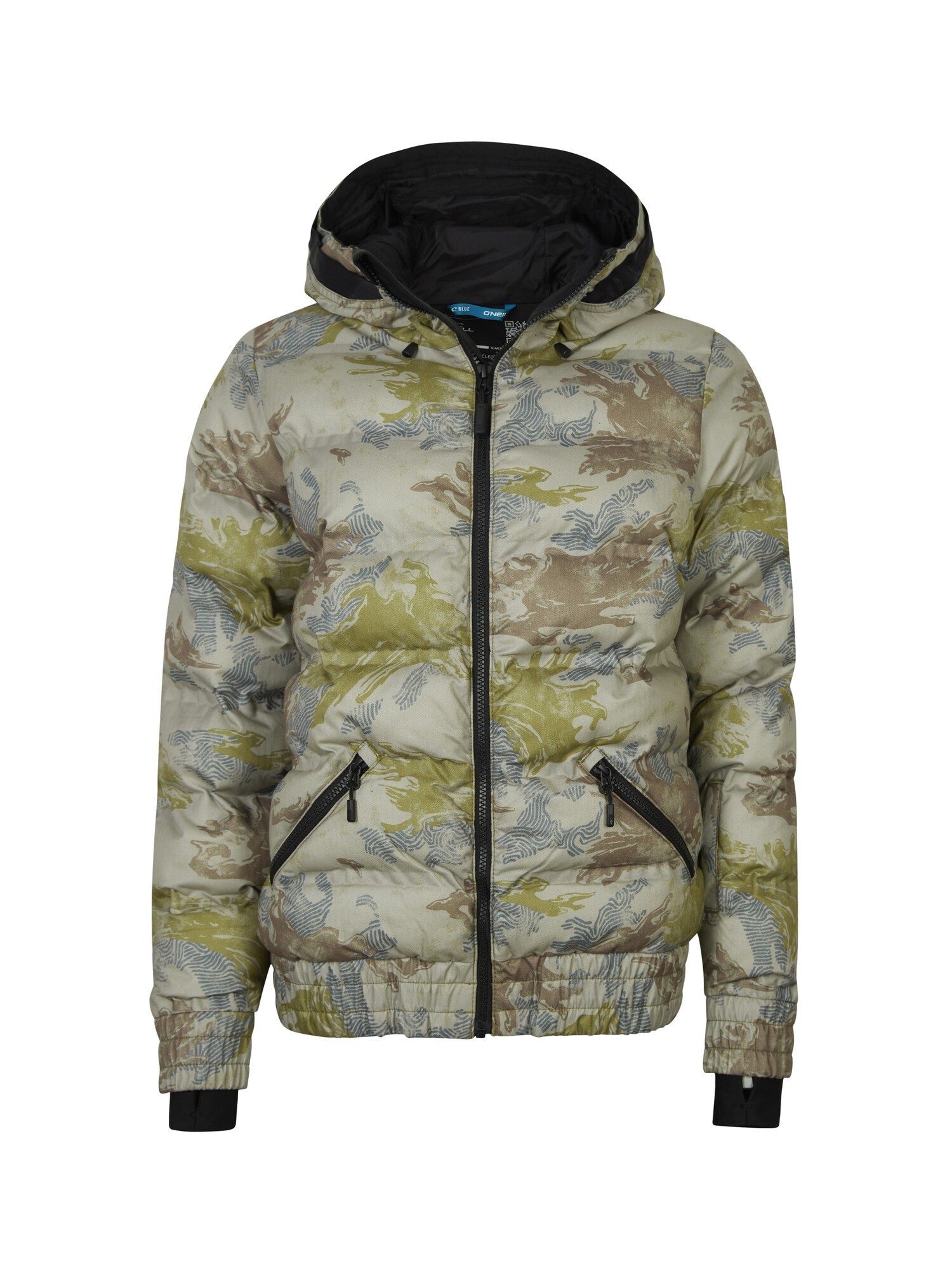 O'NEILL Casaco outdoor 'X-Treme'  castanho / cinzento / cáqui / oliveira / preto