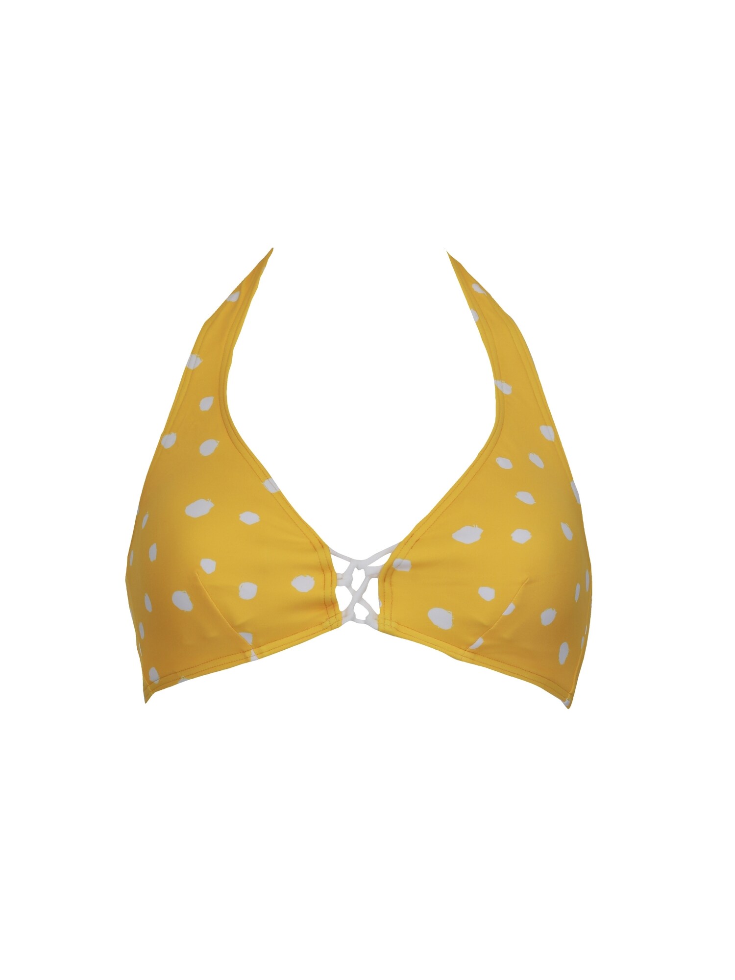 VIVID Bikinový top žltá / šedobiela