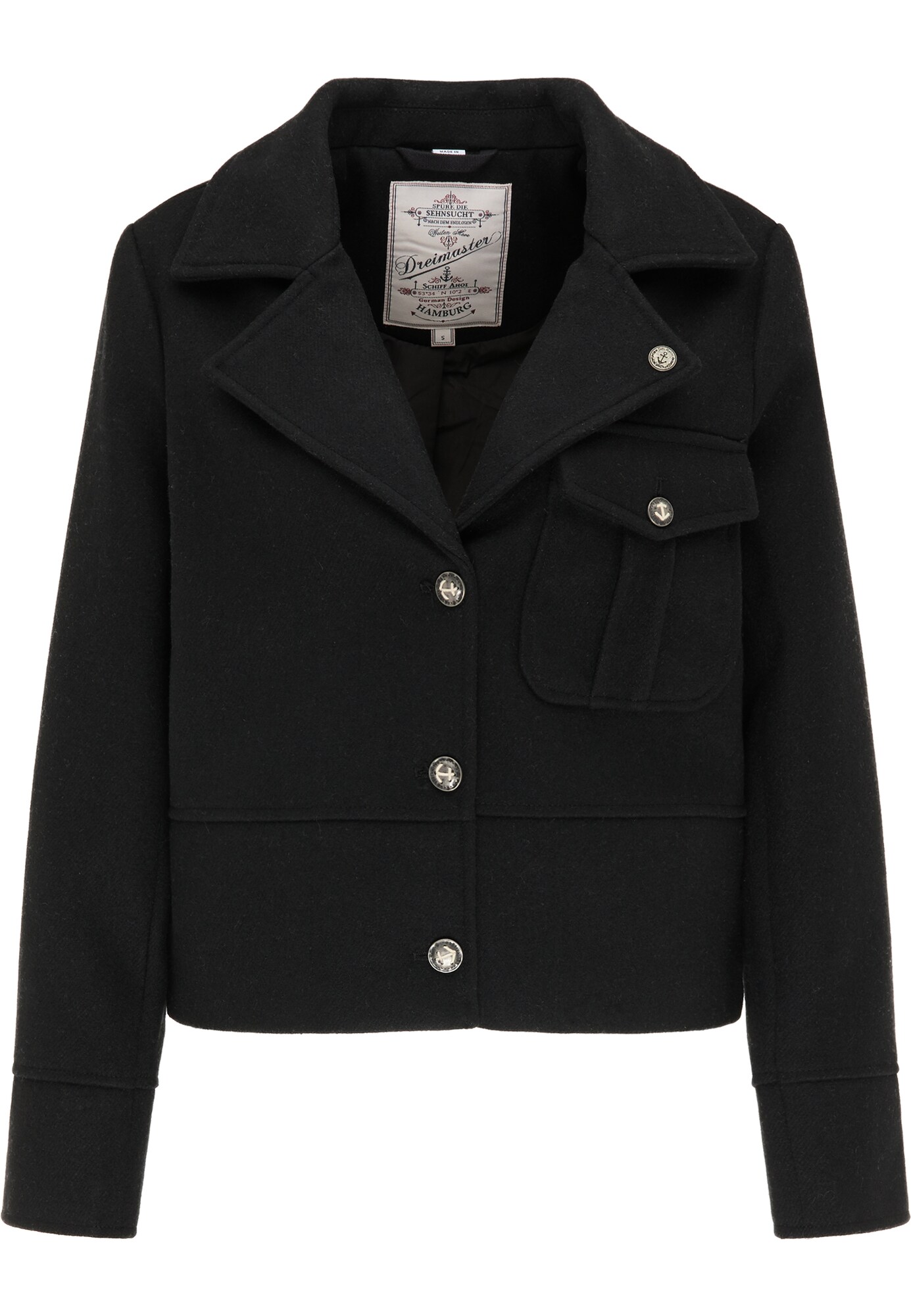 DreiMaster Vintage Blazer švarkas  juoda