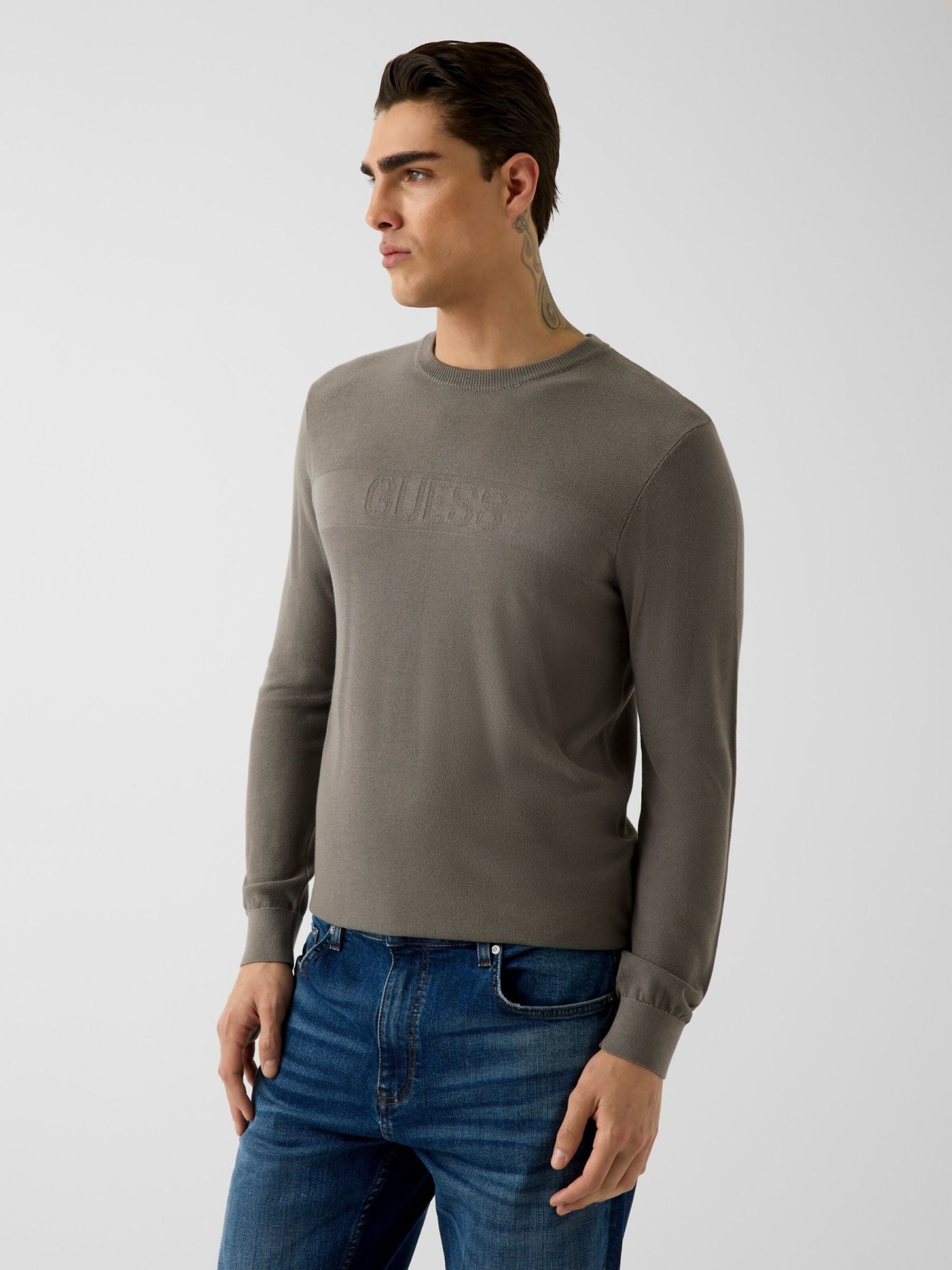 GUESS Jersey 'M6YR17Z0922' taupe – imagen 3