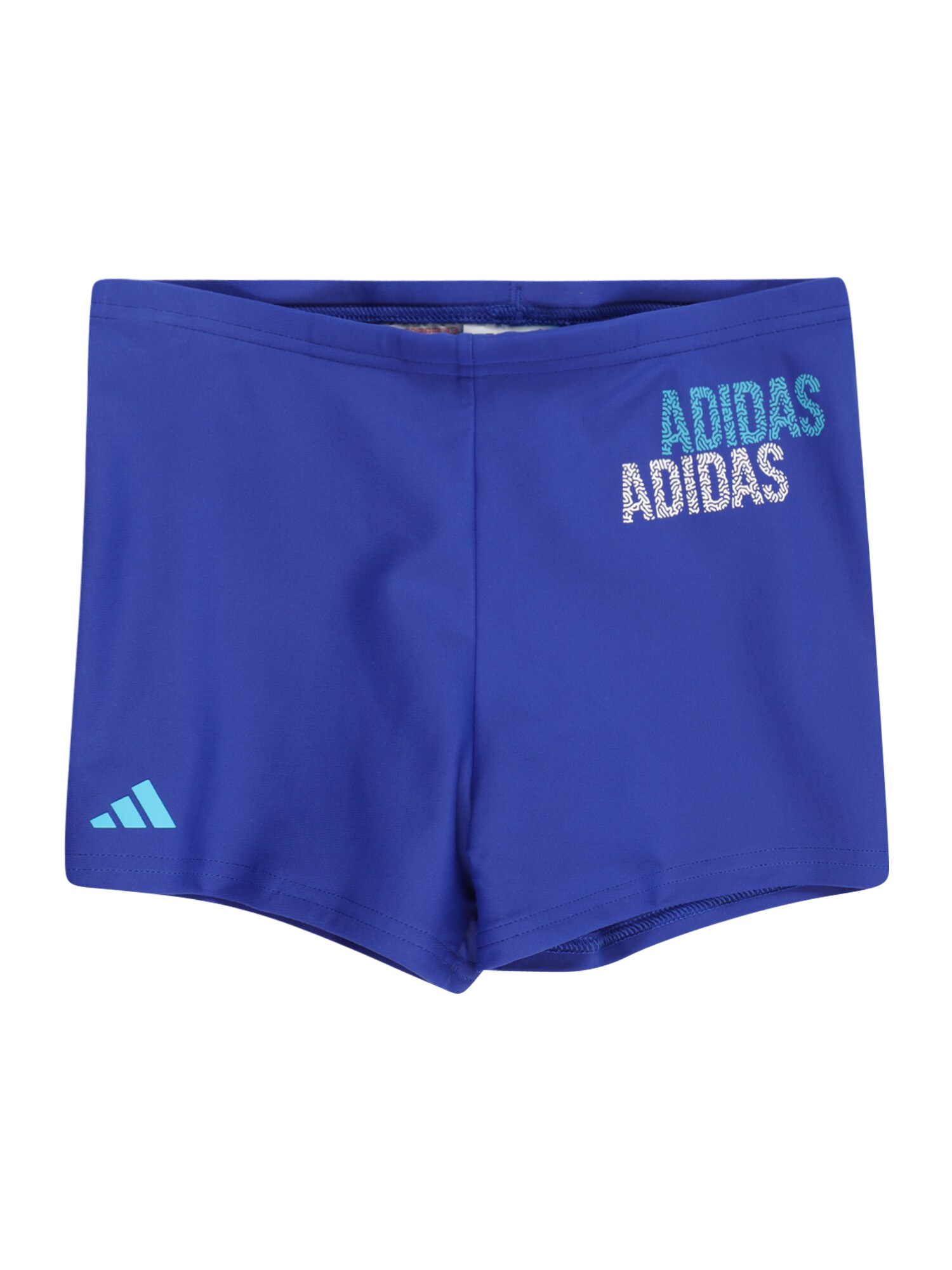 ADIDAS PERFORMANCE Спортна плажна мода 'Logo '  аквамарин / кралско синьо / бяло
