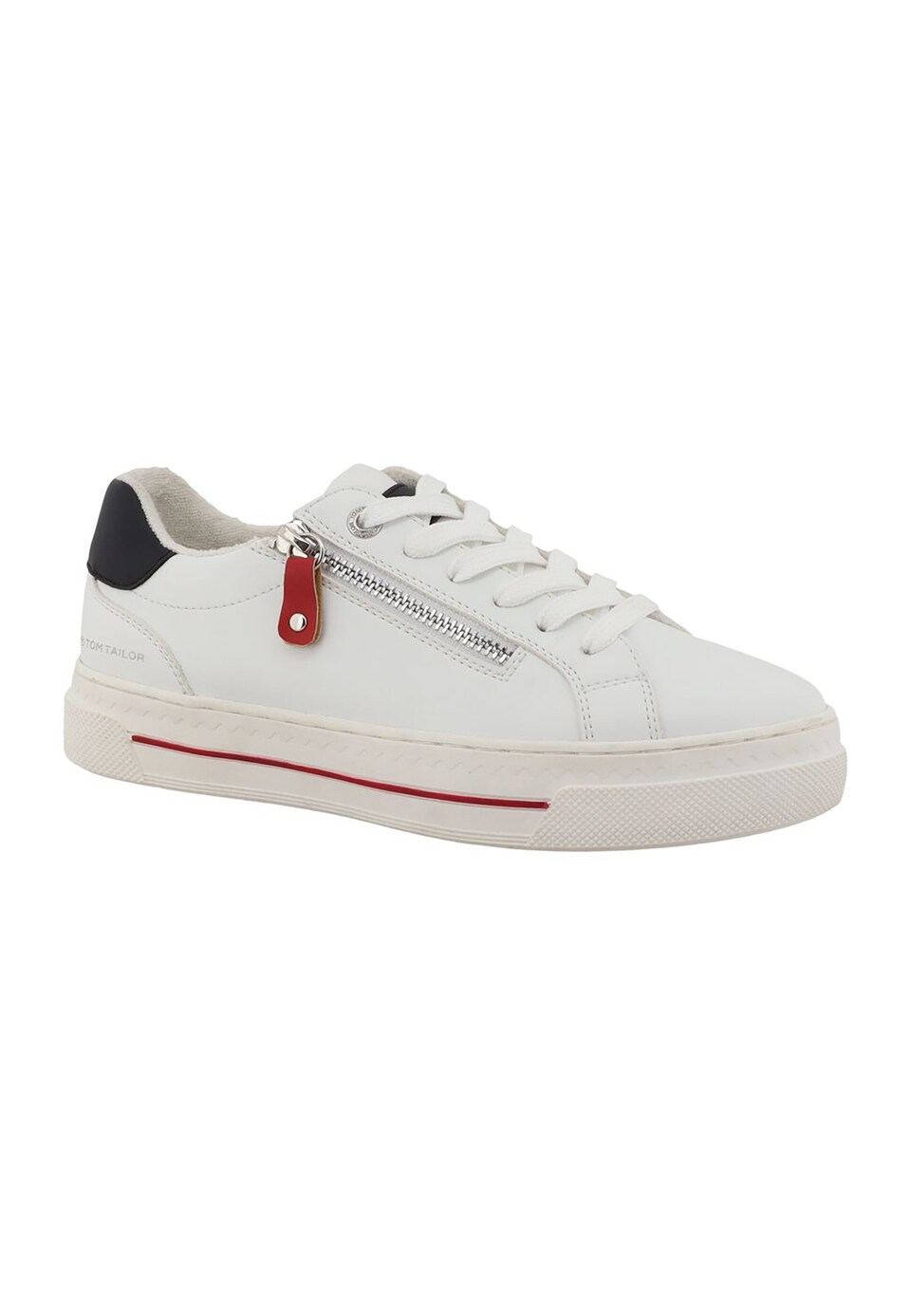 Låg sneaker marinblå / mörkröd
