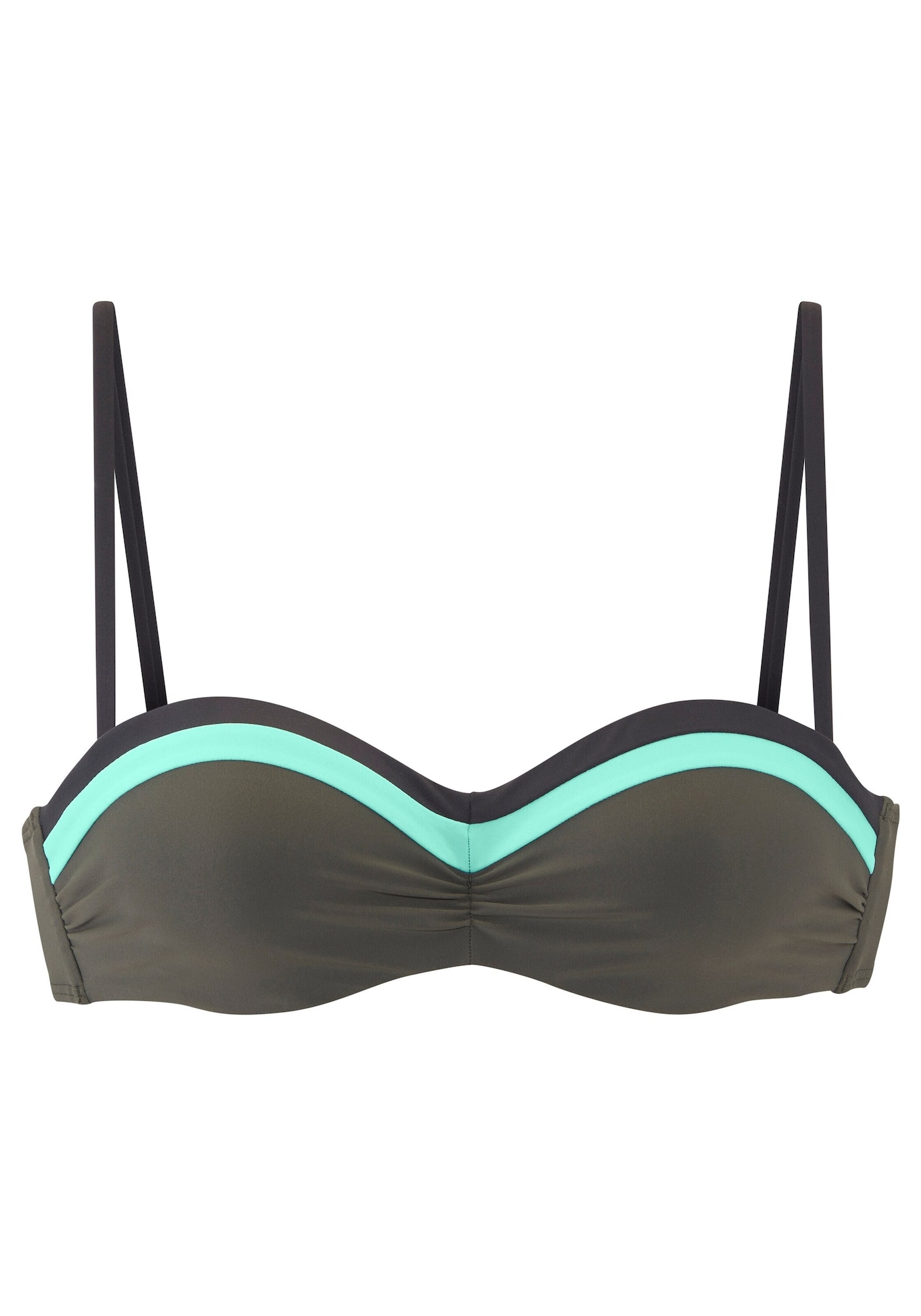 s.Oliver Sutien costum de baie Mix-Kini  turcoaz / oliv / negru