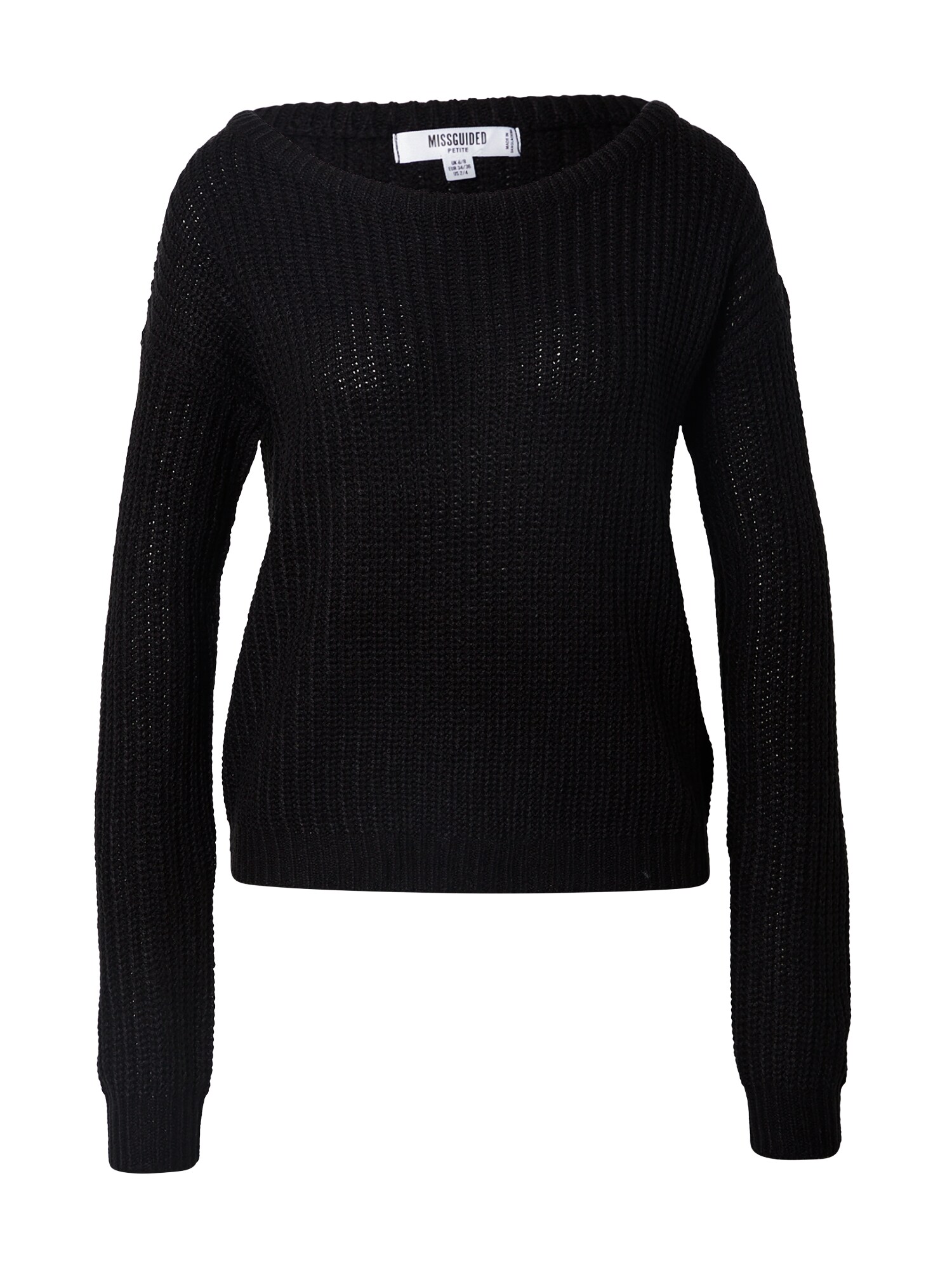 Missguided Megztinis 'PETITE OPHELITA'  juoda