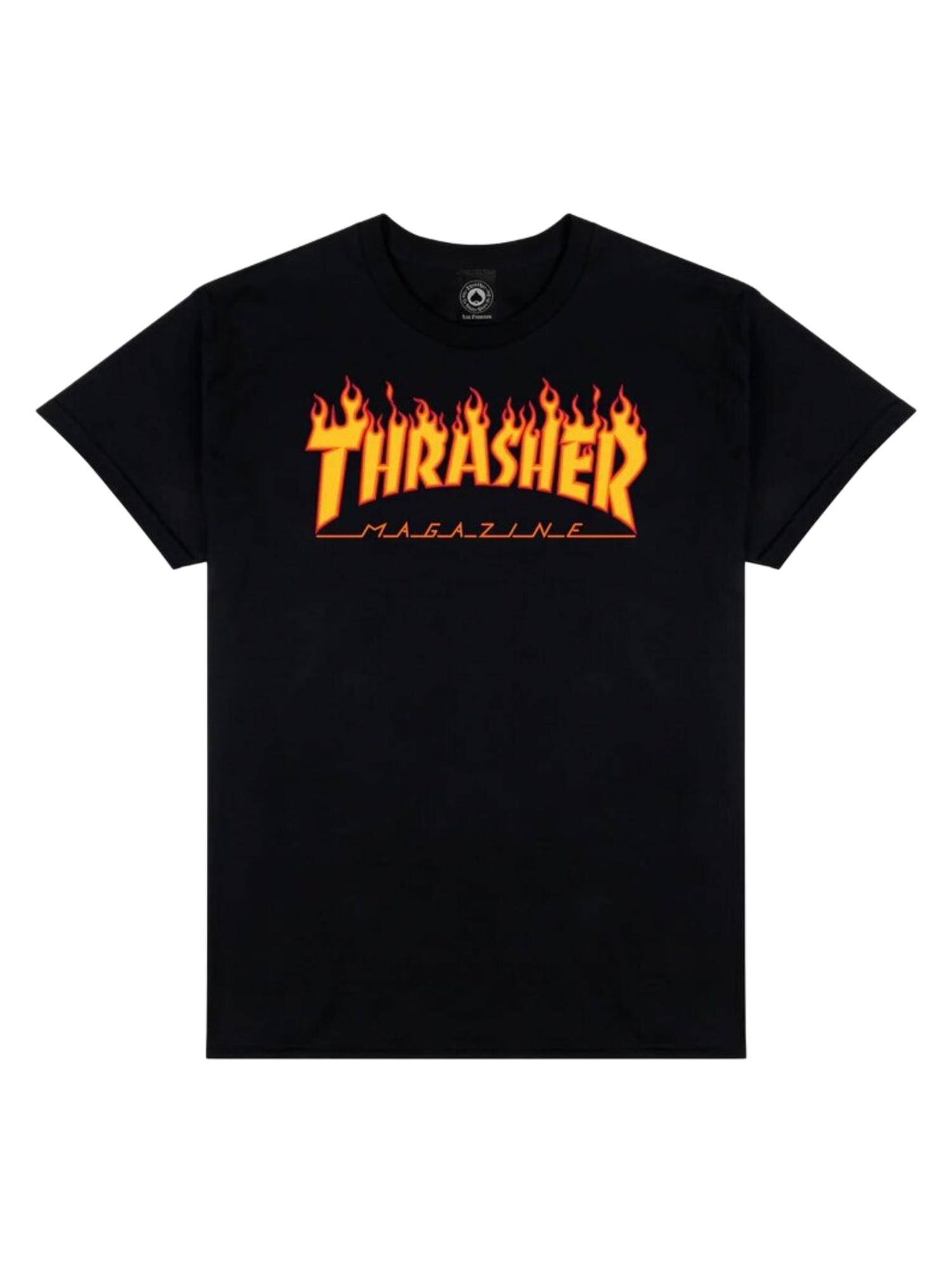 THRASHER Camiseta 'FLAME'  negro