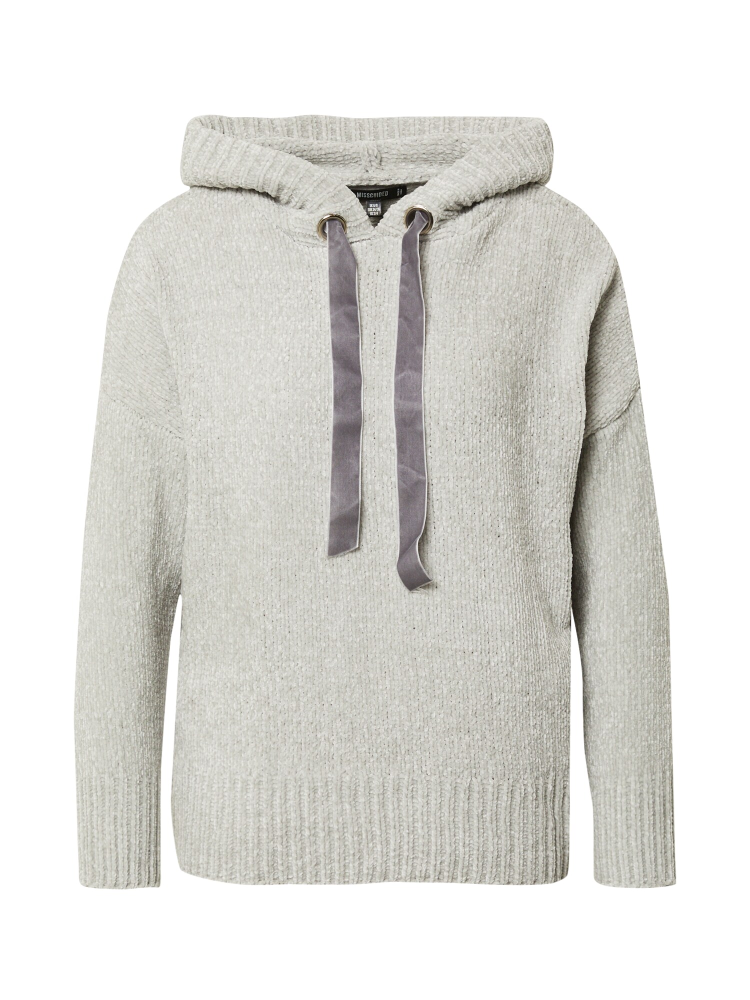 Missguided Megztinis 'CHENILLE'  pilka