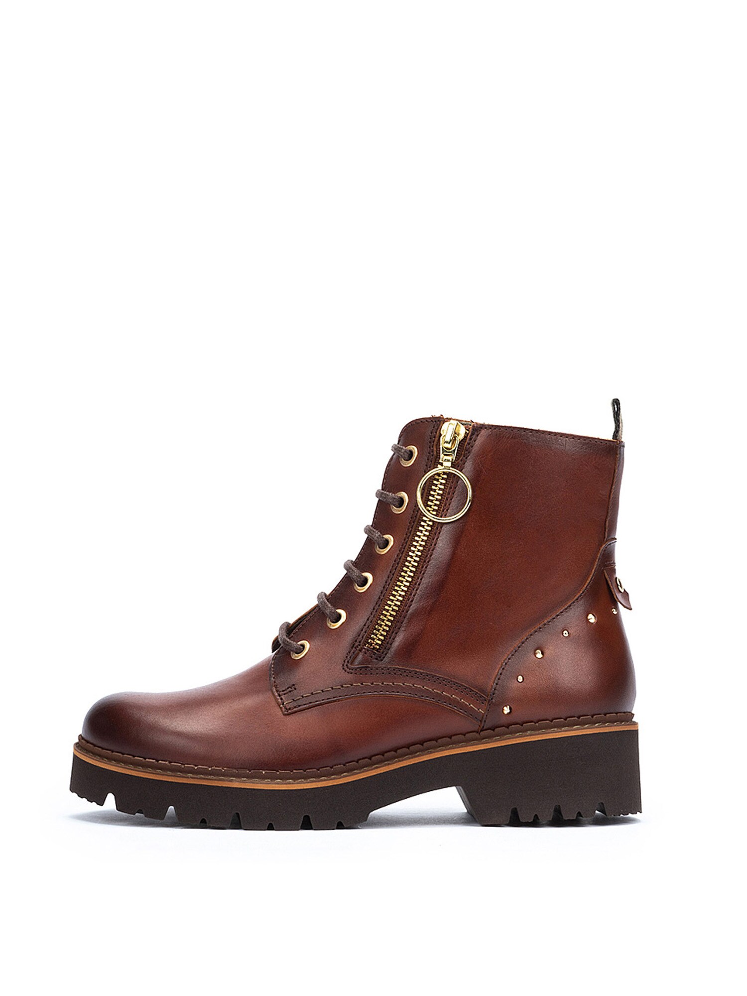 PIKOLINOS Ghete cu șireturi VICAR  maro coniac