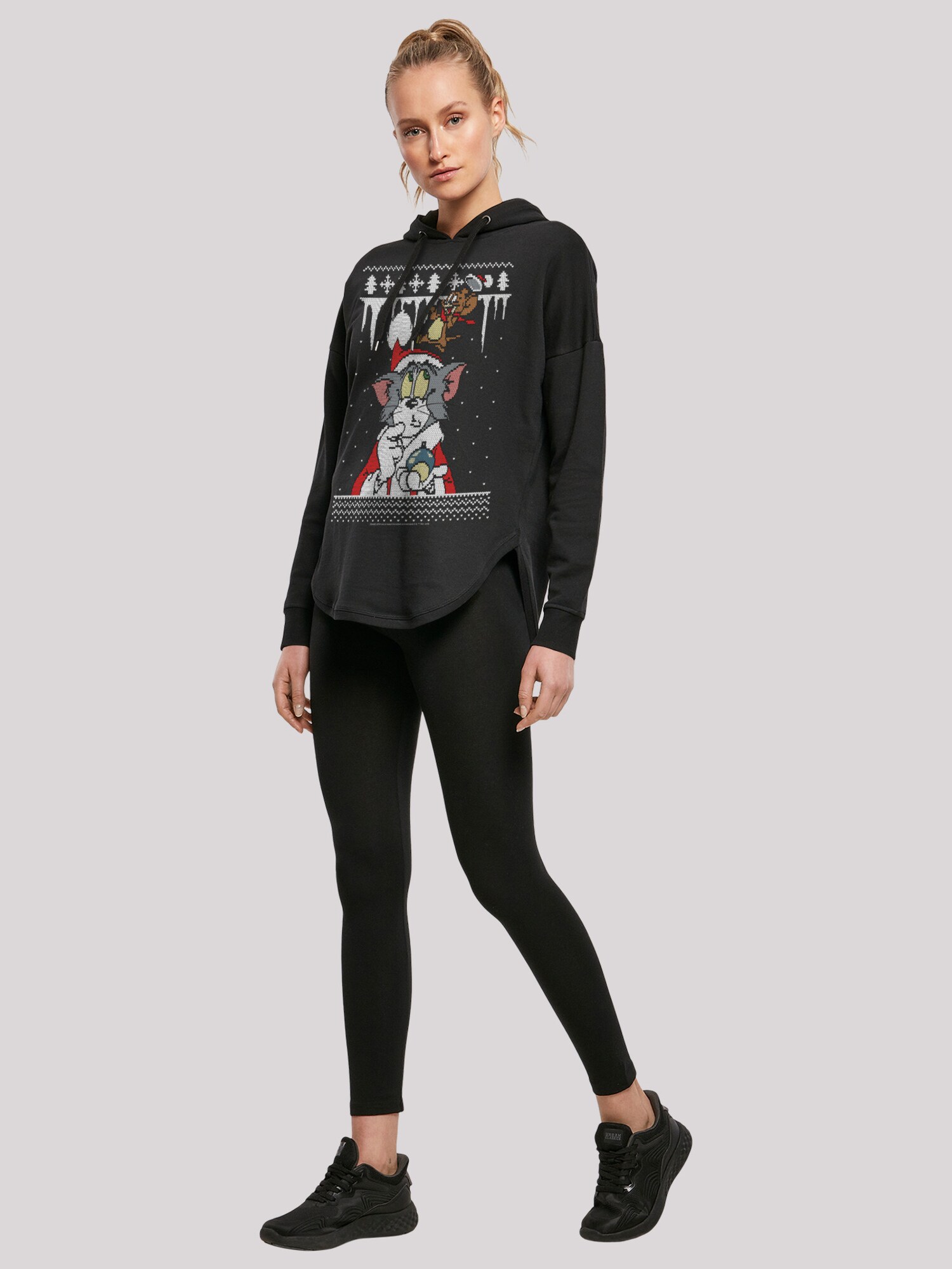 Thumbnail - F4NT4STIC Sweatshirt Tom And Jerry Christmas Fair Isle