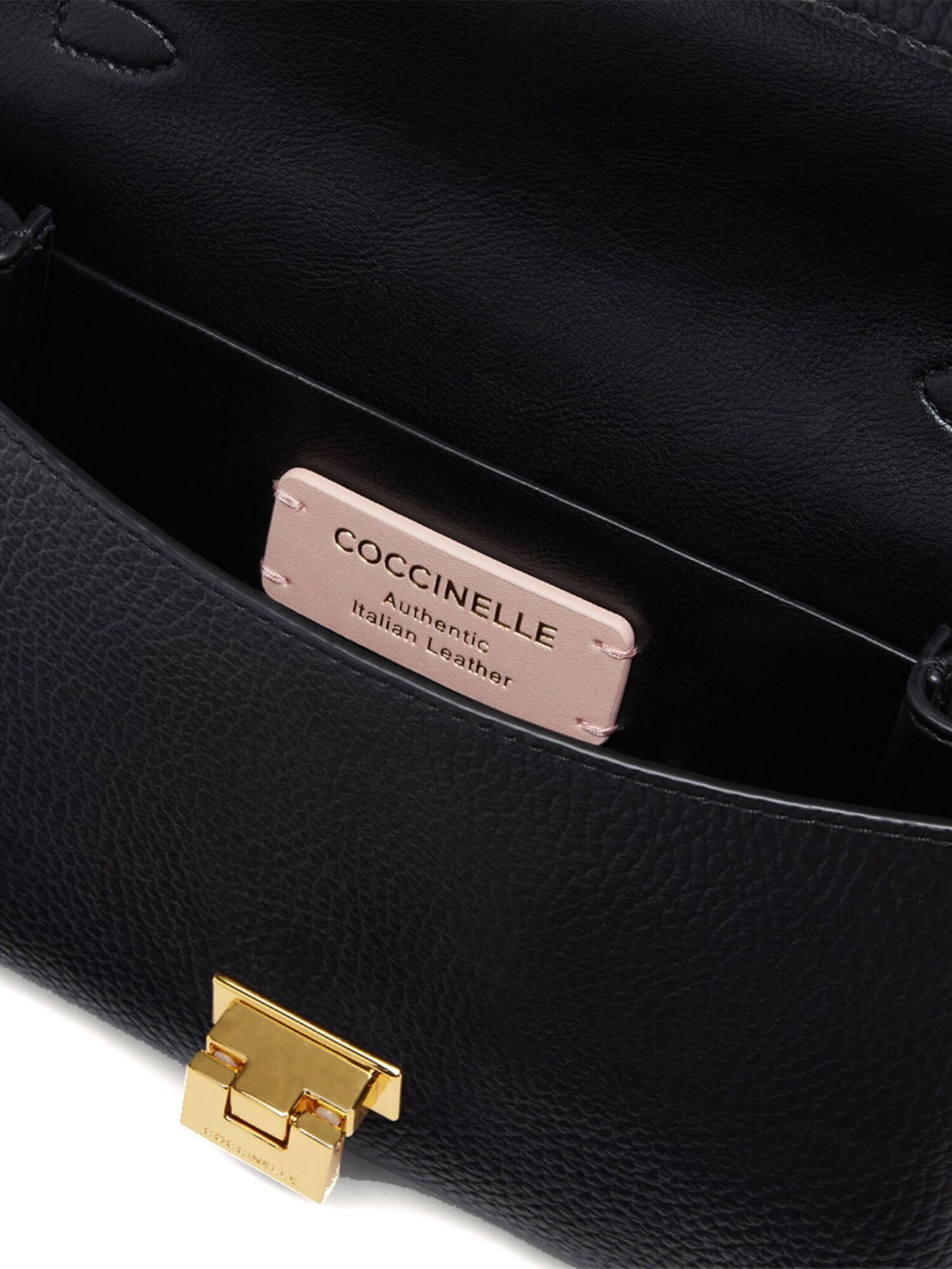 Coccinelle Bolso de hombro 'Arlettis Handbag Grained Leather'  negro – imagen 8