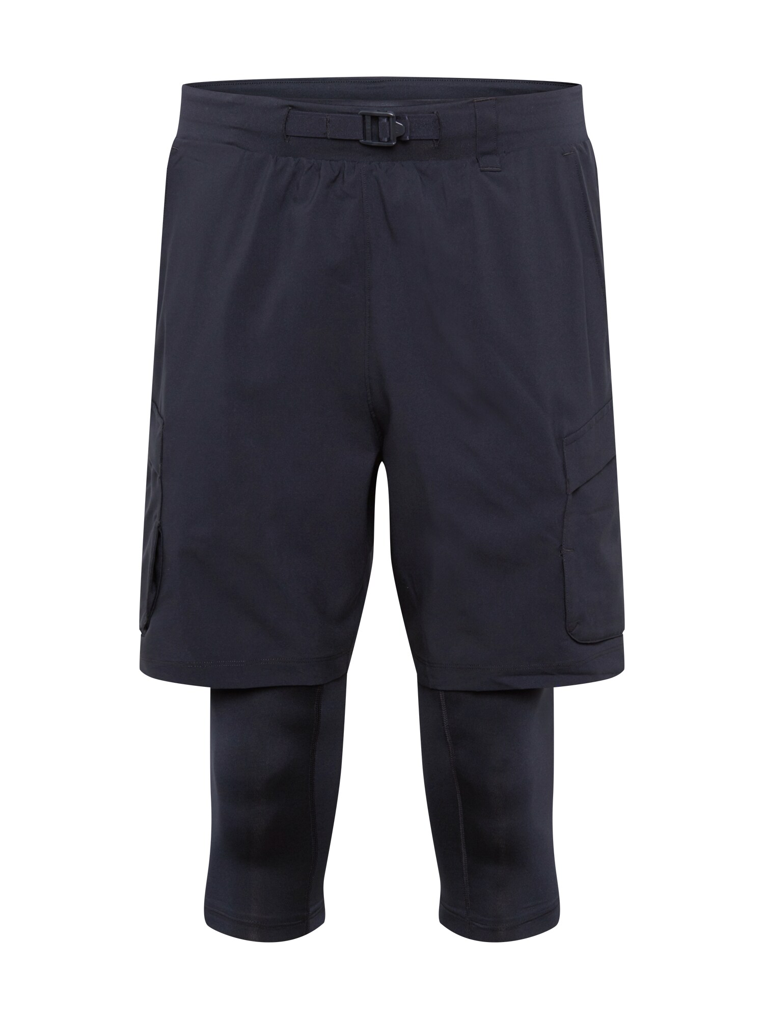 UNDER ARMOUR Sportinės kelnės 'Run Anywhere 2N1'  juoda