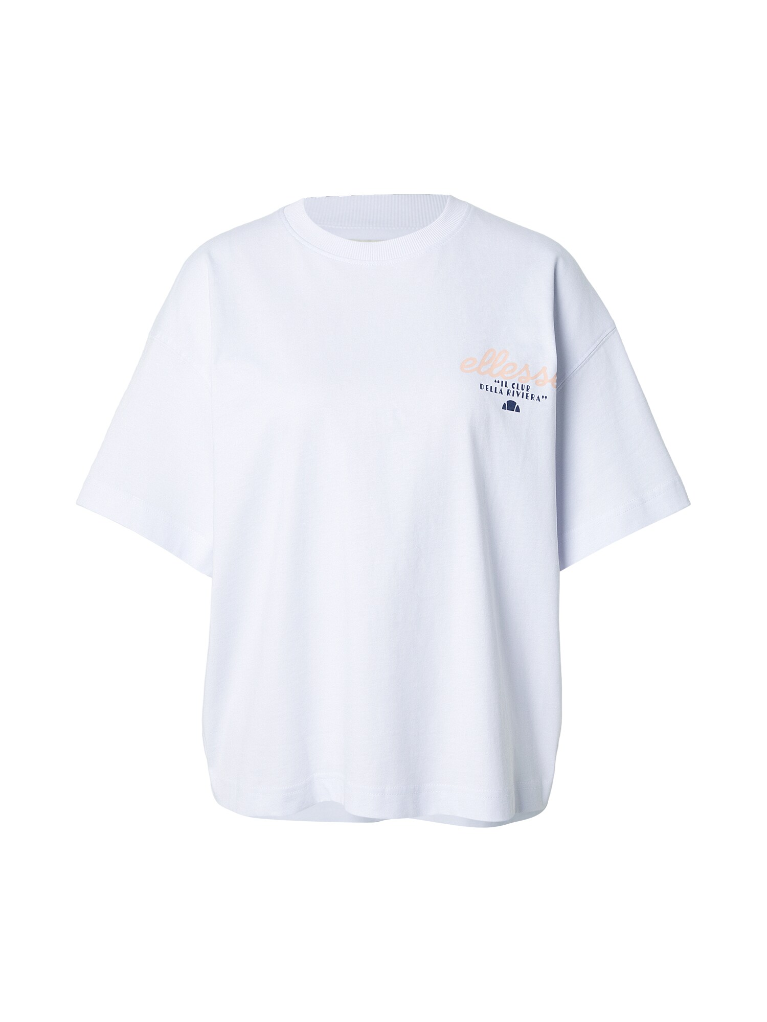 ELLESSE Tricou 'Cipolina'  bleumarin / portocaliu piersică / alb