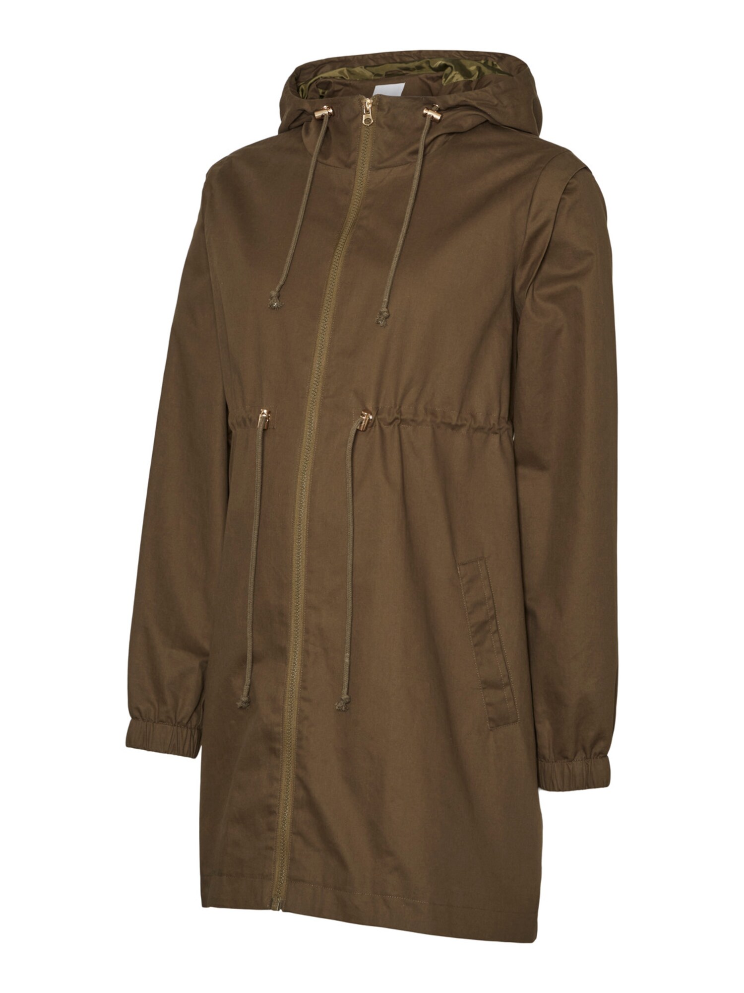 MAMALICIOUS Demisezoninė parka 'Mila' ruda