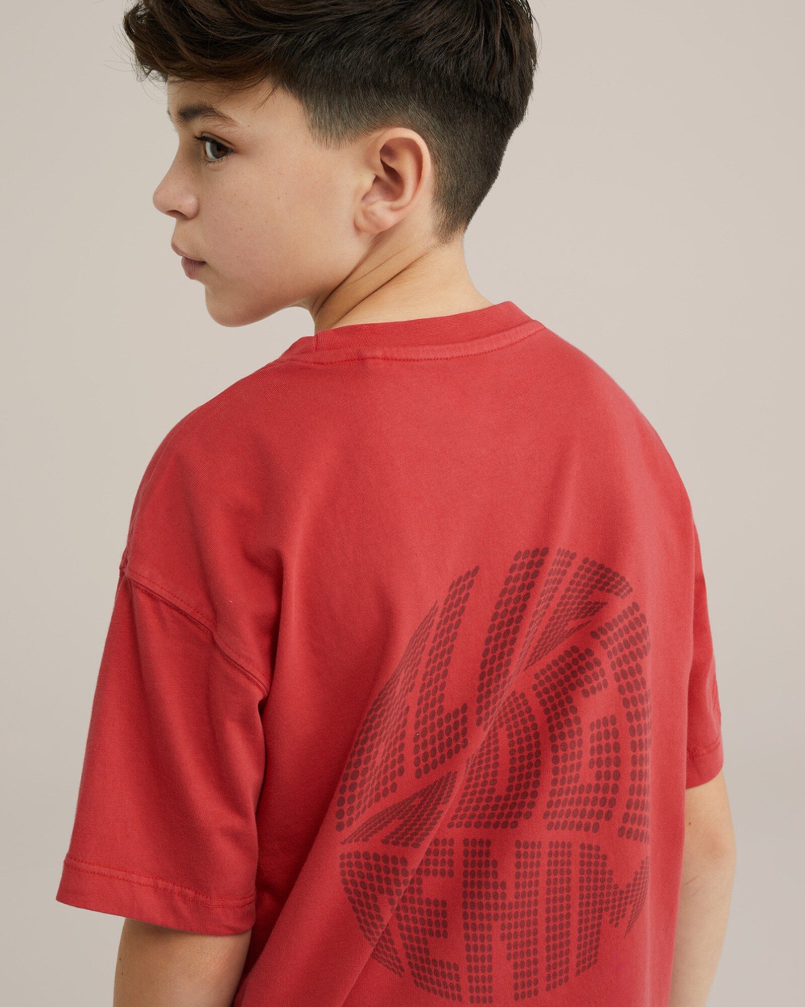 WE Fashion Tričko červená / ohnivo červená (obrázok 5)