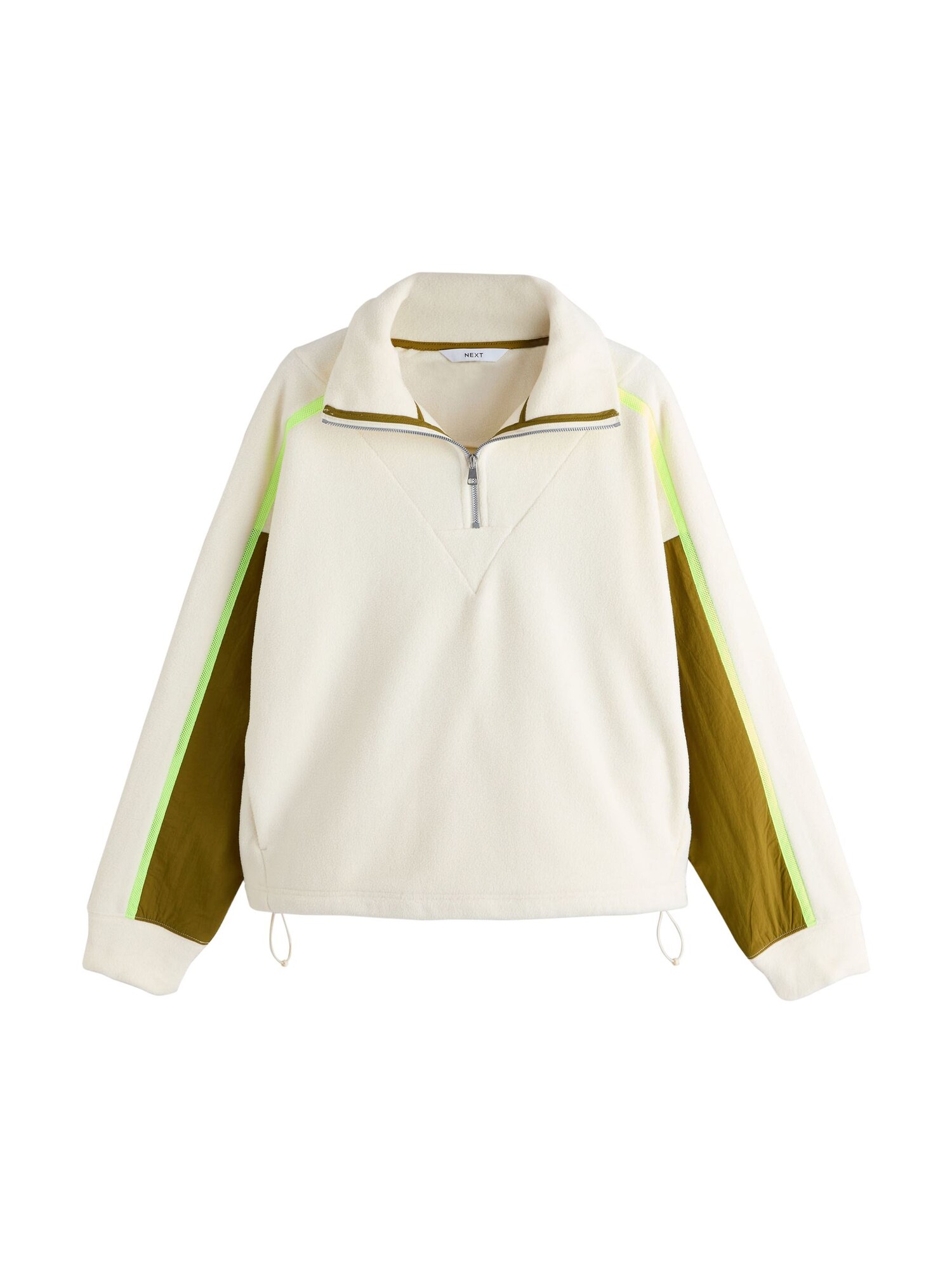 Next Pulover  ecru / oliv / verde neon