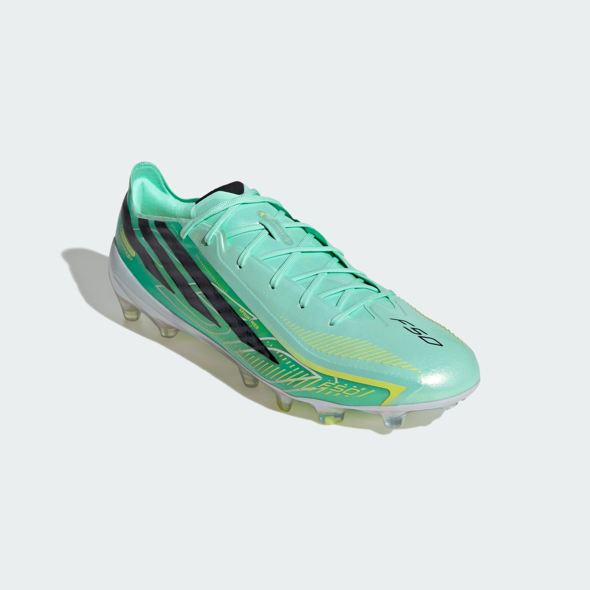 ADIDAS PERFORMANCE Zapatillas de fútbol 'F50 Hyperfast Elite'  lima / verde / verde claro / negro – imagen 4